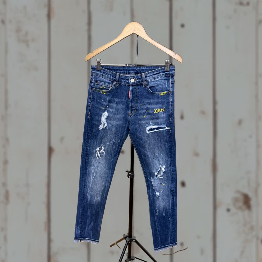 Dsquared2 Dsquared2 Jeans Made In Italy Rare Retro Hype Y2K Size 42 Blue Mens Jeans Size US 42 / EU 58 - 1 Thumbnail