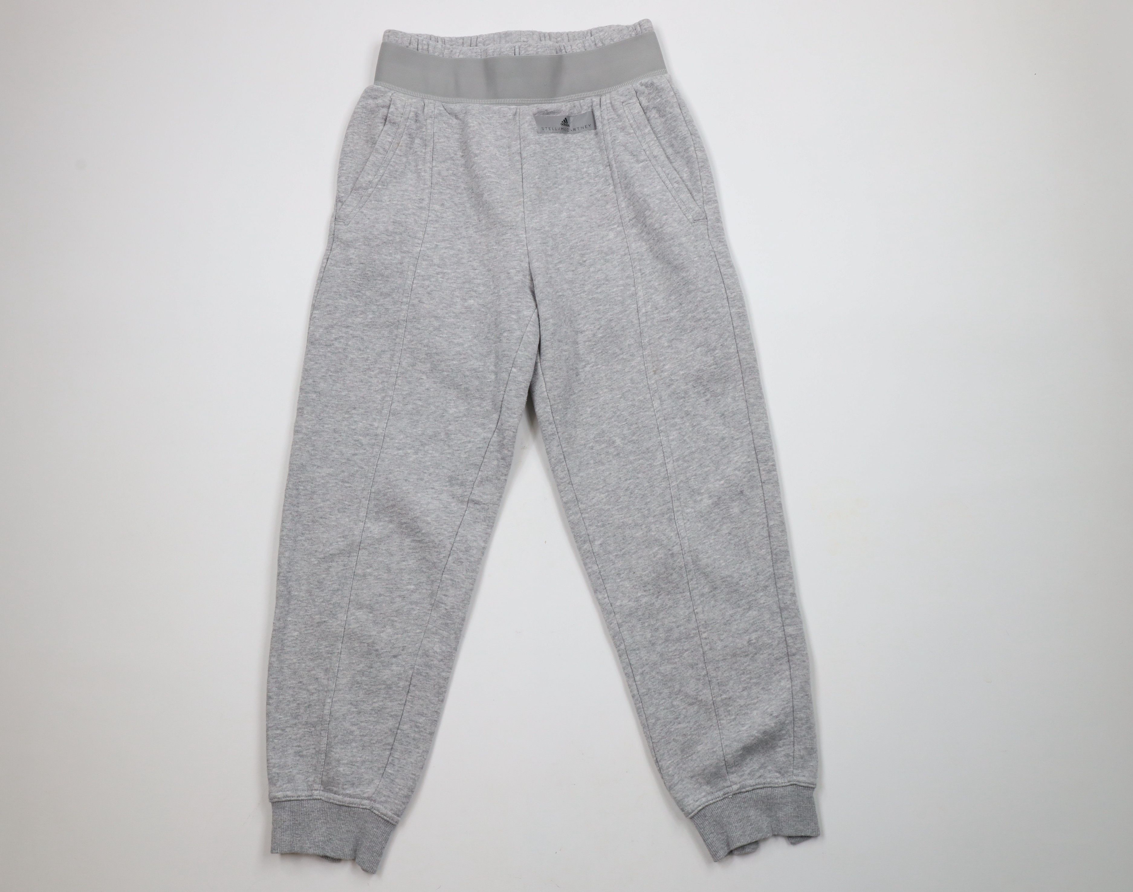 Adidas × Vintage Adidas Stella McCartney Heavy Cuffed Sweatpants Joggers Gray Size 25" / US 0 / IT 36 - 1 Thumbnail