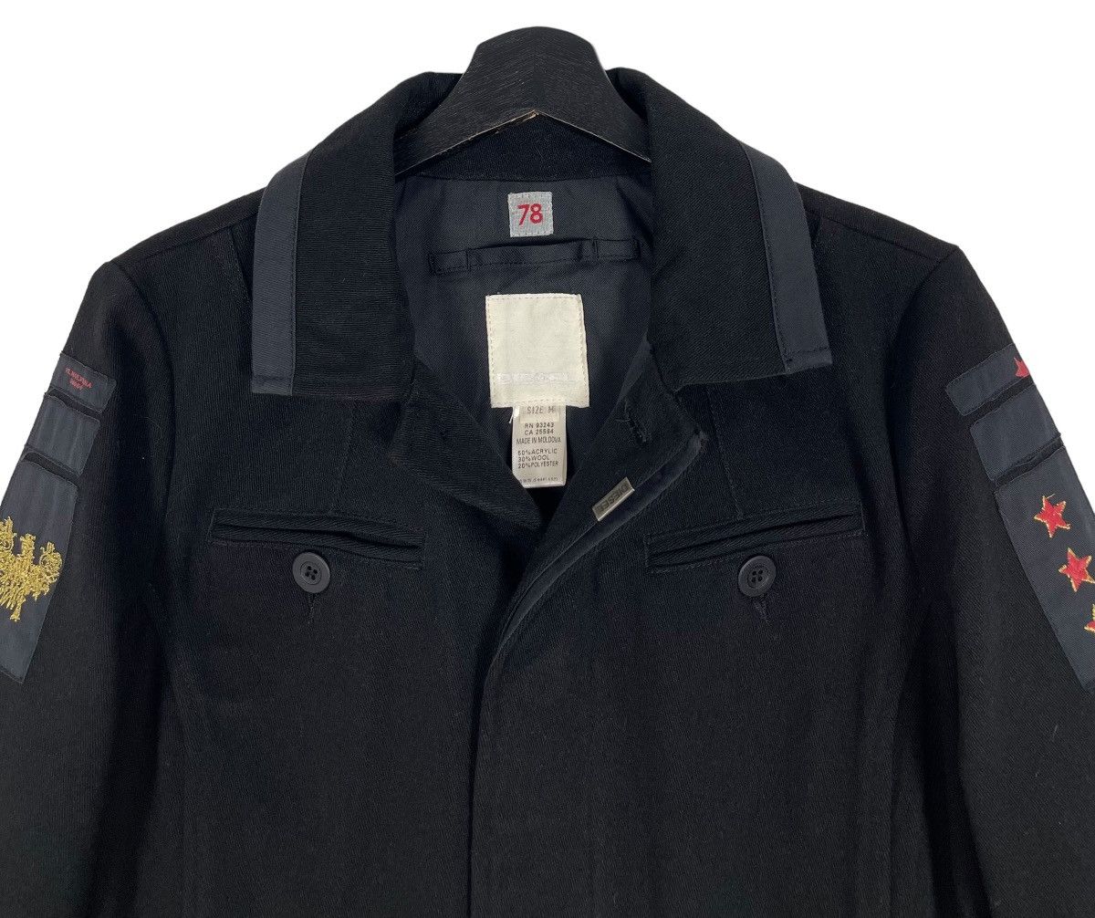 Diesel Diesel Military Wool Blend Jacket Embroidered Patches Size M / US 6-8 / IT 42-44 - 5 Thumbnail