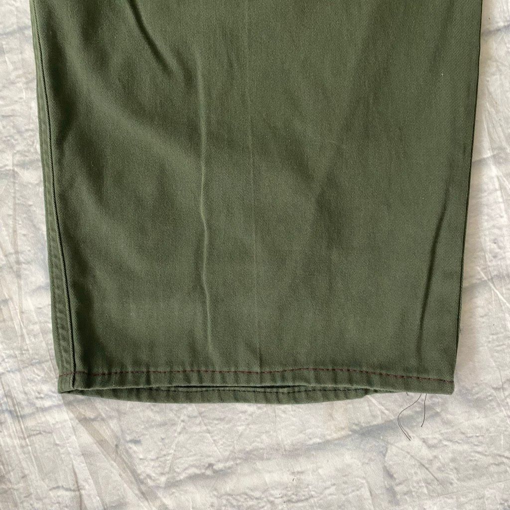 Puritan Puritan men L cotton blend pull-on casual chino pants olive Size US 40 / EU 56 - 2 Thumbnail