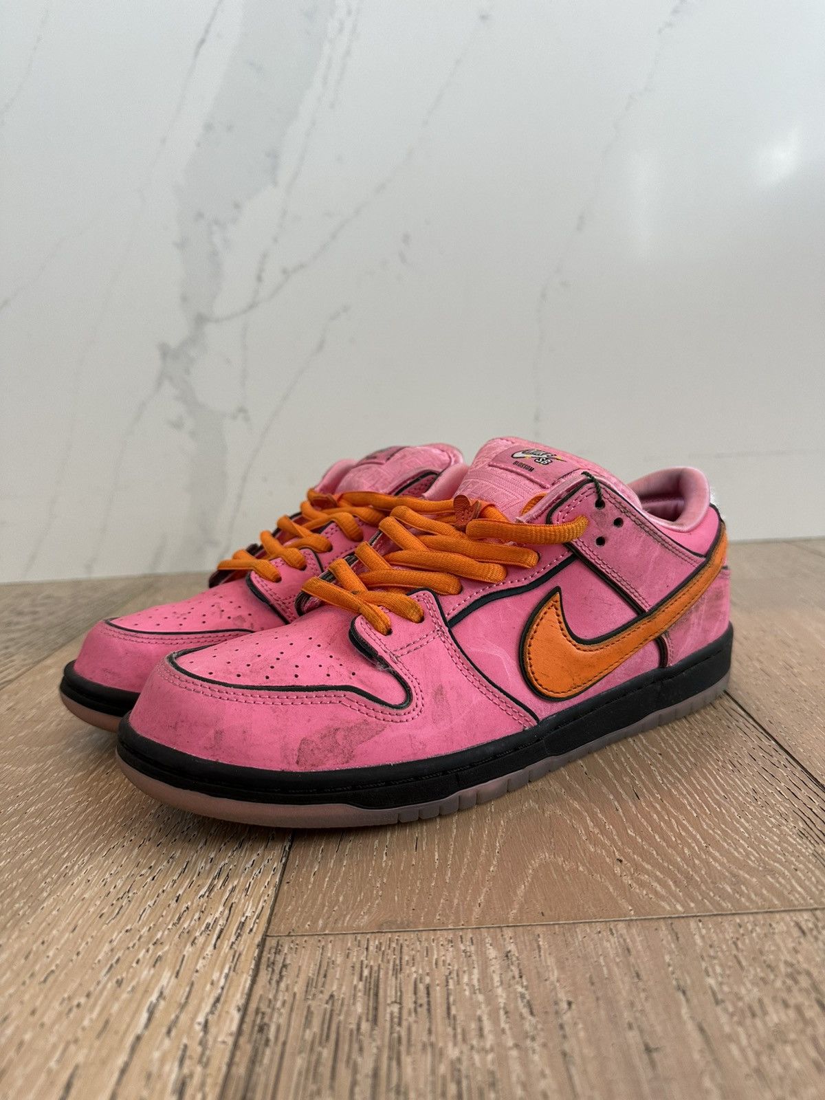 Nike SB Nike Sb Dunk Low Powerpuff Girls Blossom Size US 8.5 / EU 41-42 - 1 Thumbnail