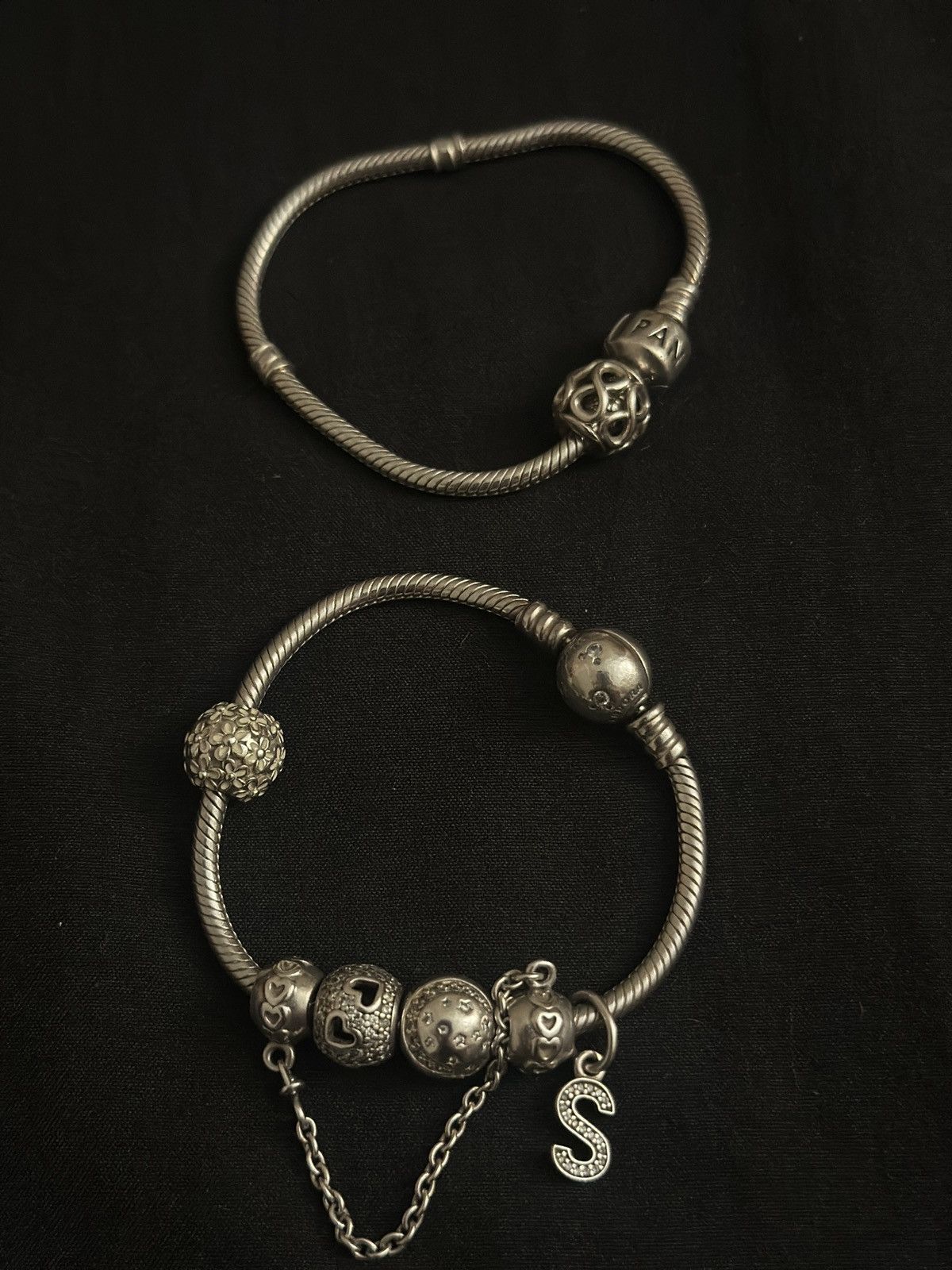 pandora Pandora Charm Bracelet Set – 925 Silver Size ONE SIZE - 1 Thumbnail