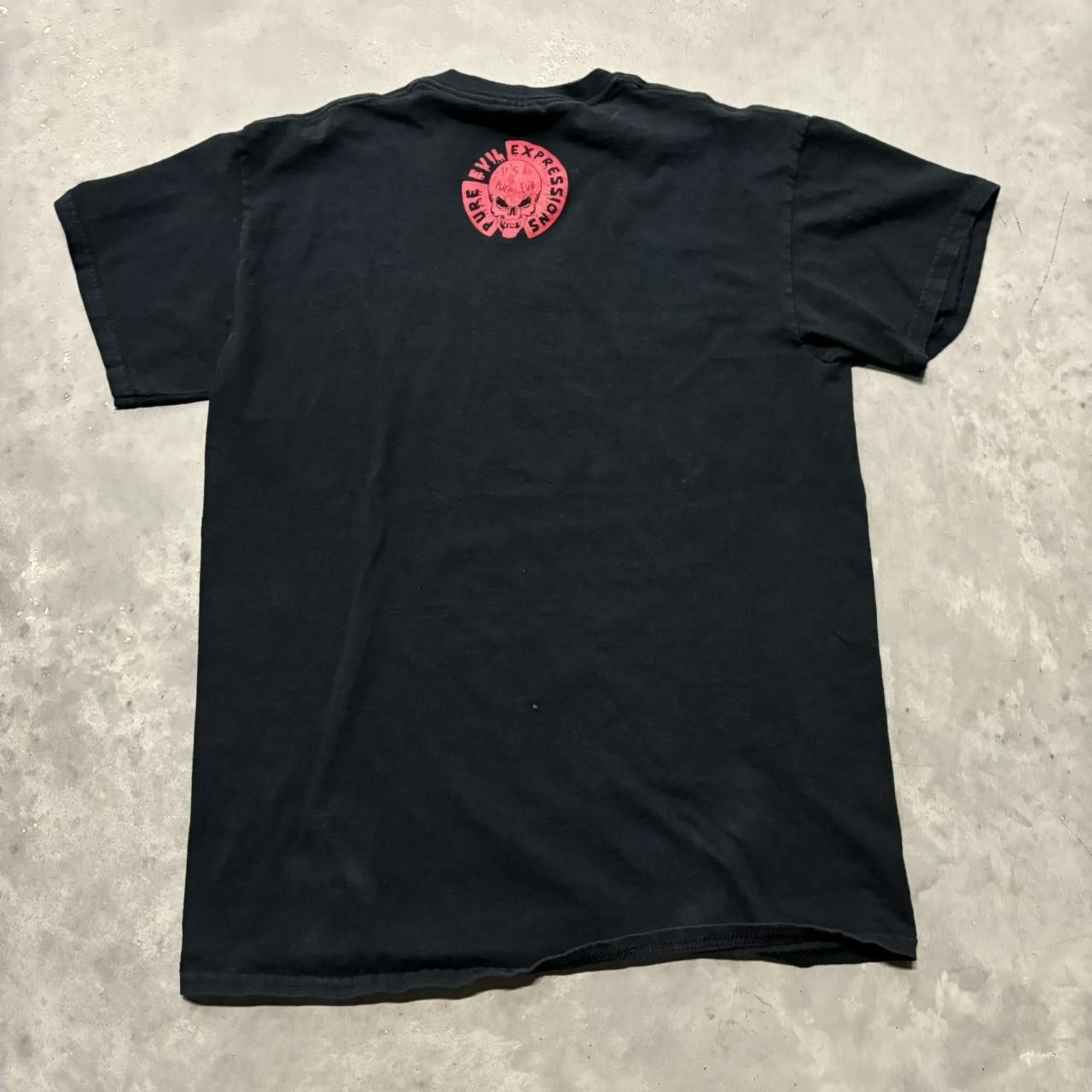 Japanese Brand × Vintage Crazy Vintage Y2K/2000s Funny Quote Horror Grunge Halloween Tee! Size US M / EU 48-50 / 2 - 4 Thumbnail