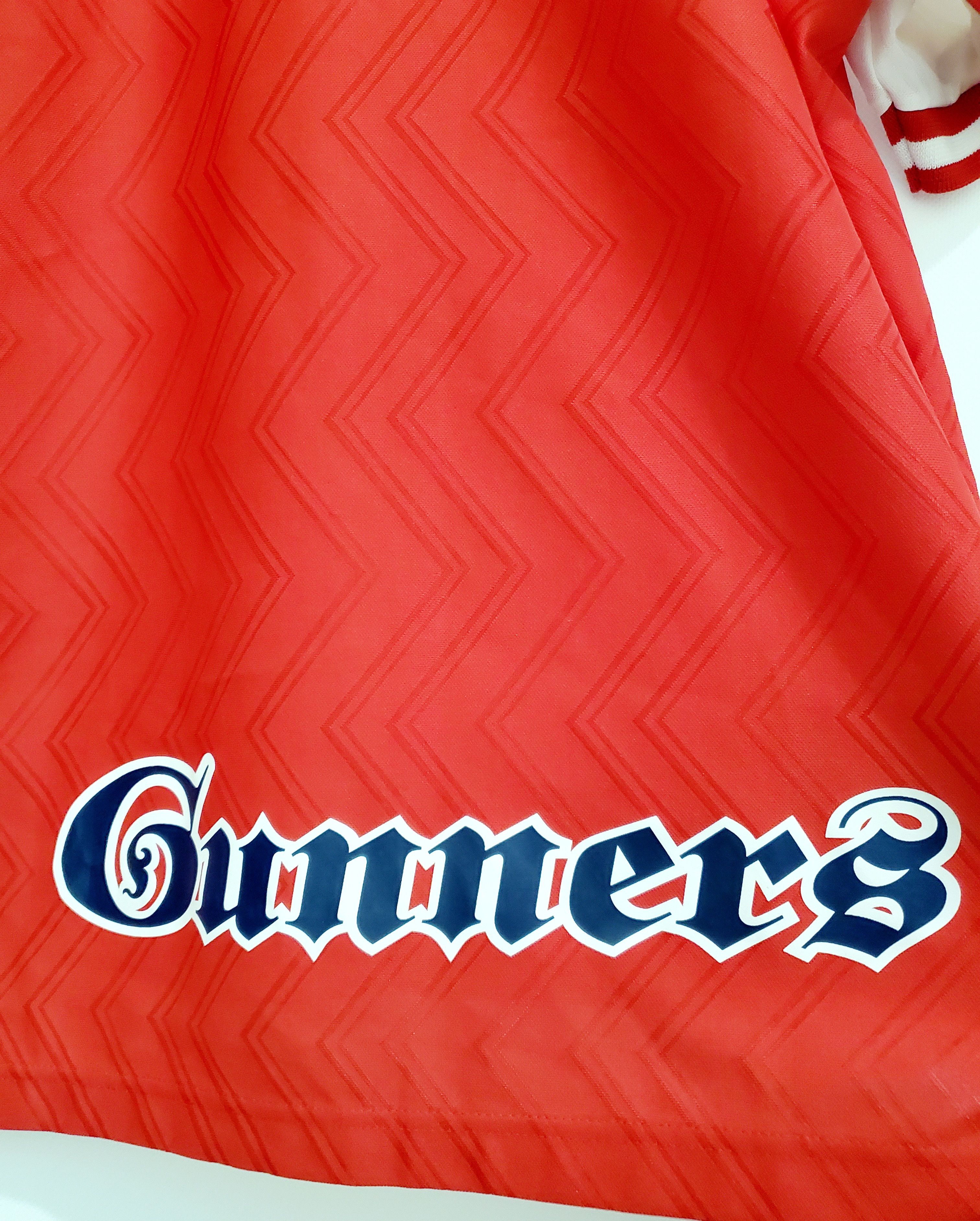 Nike × Vintage 1996-98 Arsenal FC GUNNERS London Home jersey new conditionL Size US L / EU 52-54 / 3 - 10 Thumbnail