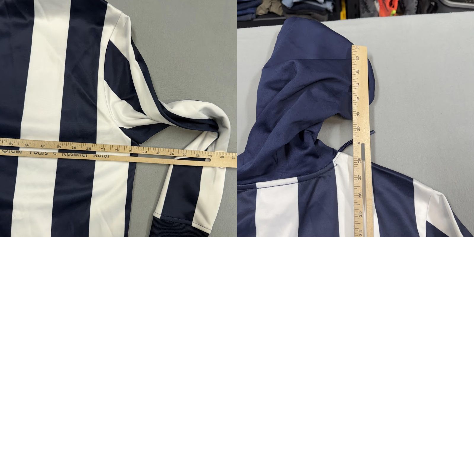 Fila Fila Hoodie Mens Medium Blue White Stripe Sports Legacy Soccer Size US M / EU 48-50 / 2 - 8 Thumbnail