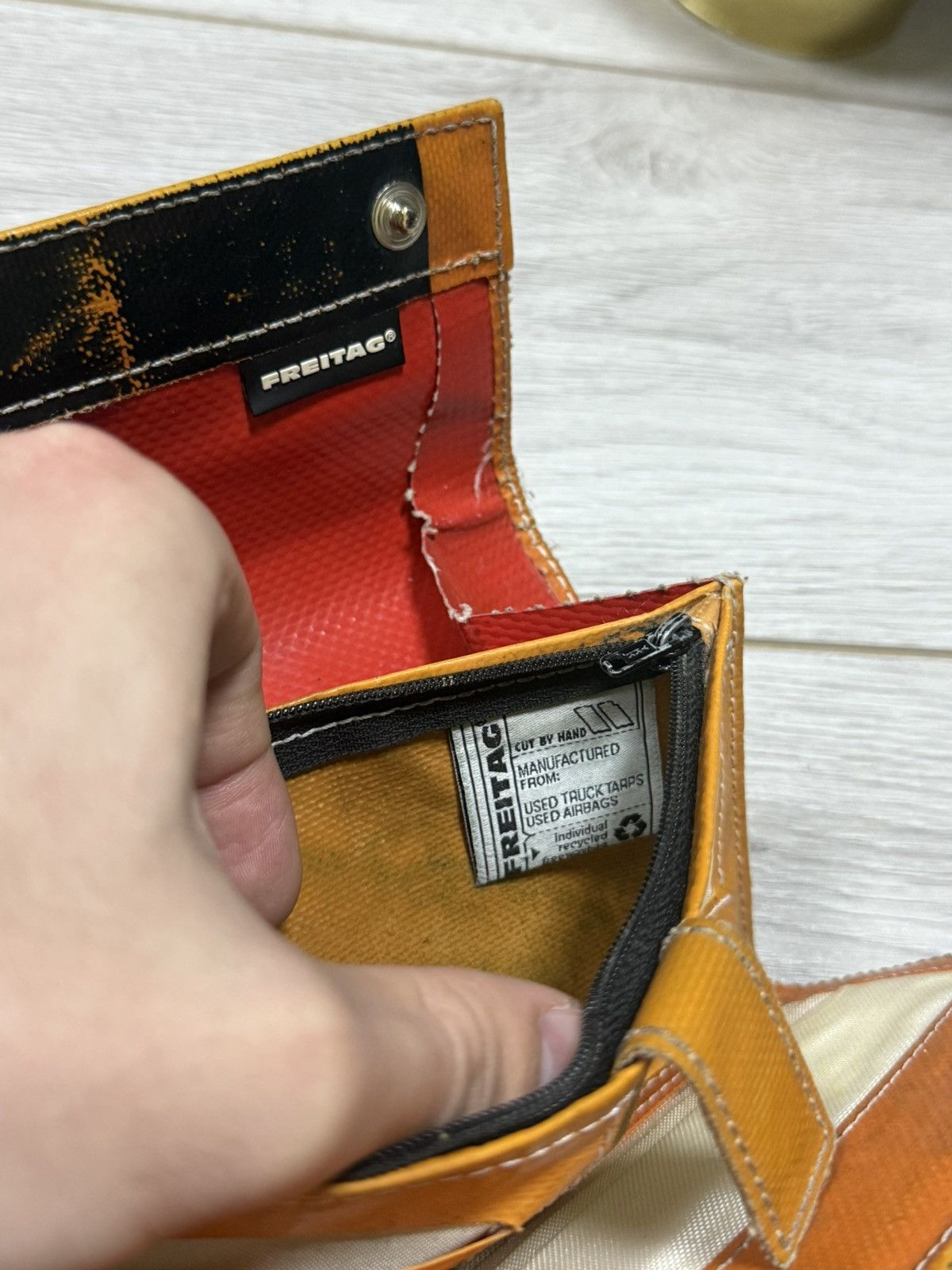 Freitag Freitag waterproof recycled ling wallet Austria handmade Size ONE SIZE - 4 Thumbnail