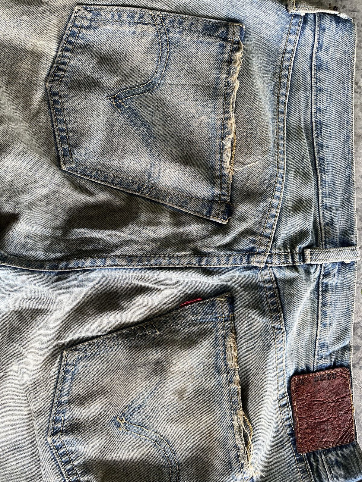 If Six Was Nine Vintage Levis Mudwash Denim Size US 33 - 3 Thumbnail