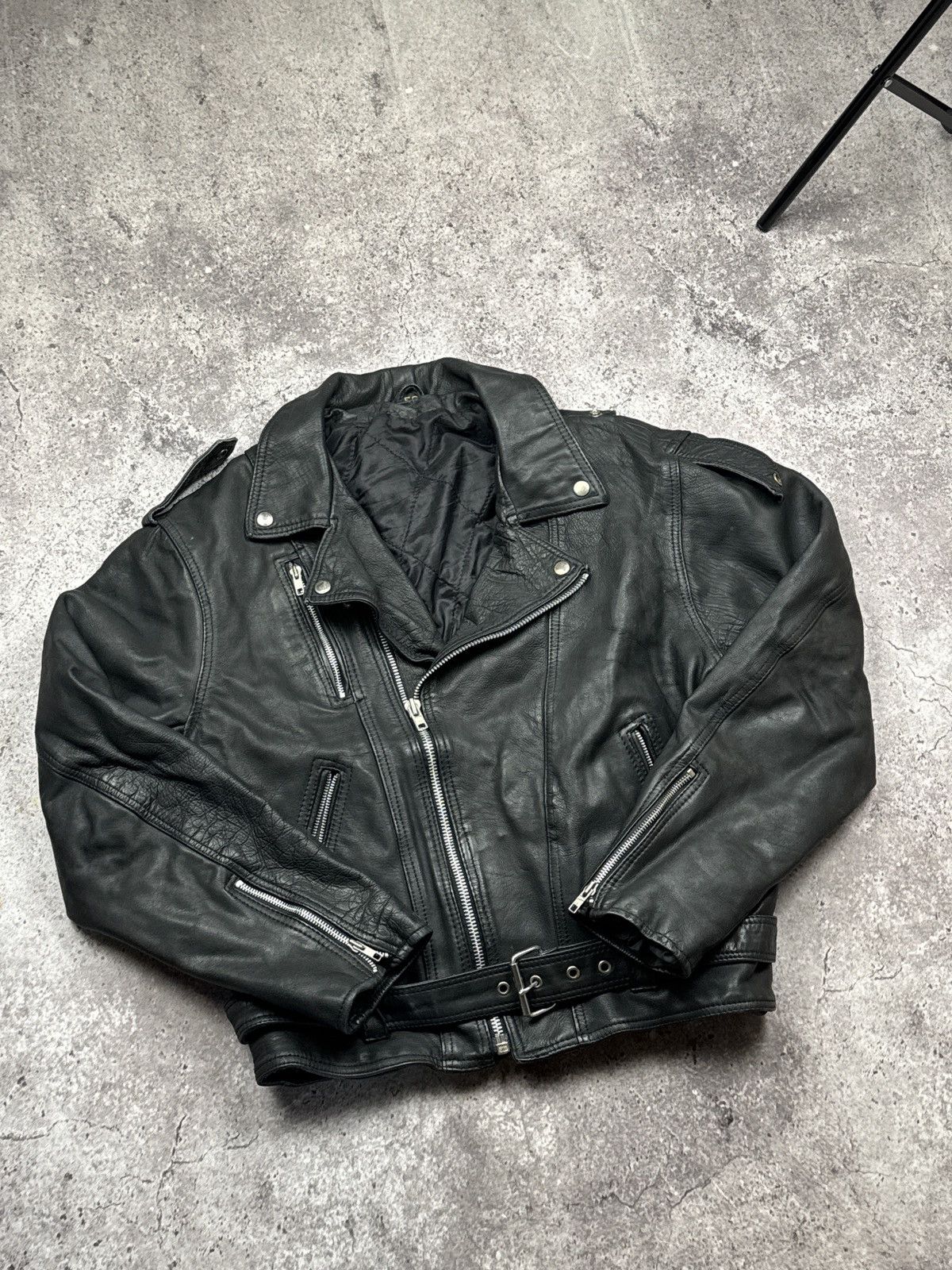 Diesel 🏍Vintage Leather Biker Jacket Motorcycle Diesel Style Size US S / EU 44-46 / 1 - 2 Thumbnail