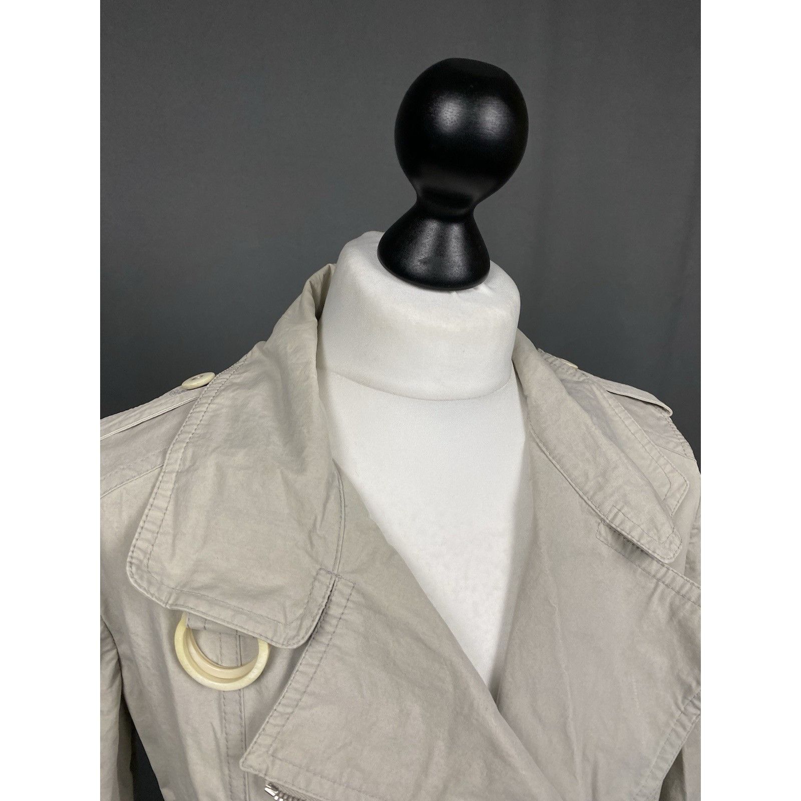 Brunello Cucinelli Brunello Cucinelli Made in Italy Ivory Trim Cotton Biker Bom Size M / US 6-8 / IT 42-44 - 5 Thumbnail