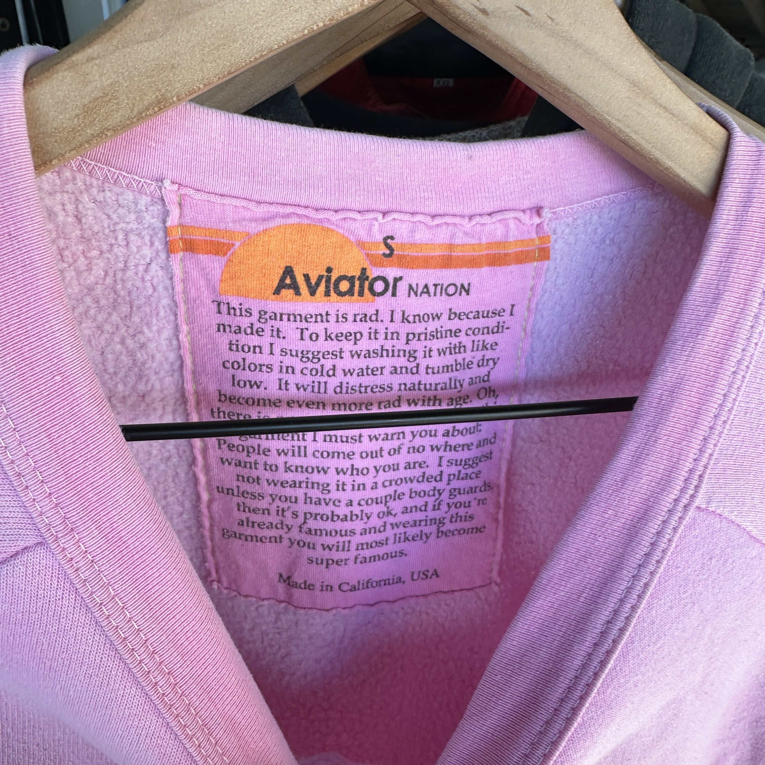 Aviator Nation Aviator Nation Sweatshirt Womens S Pink Bolt Fade Crew Neck Size S / US 4 / IT 40 - 10 Thumbnail