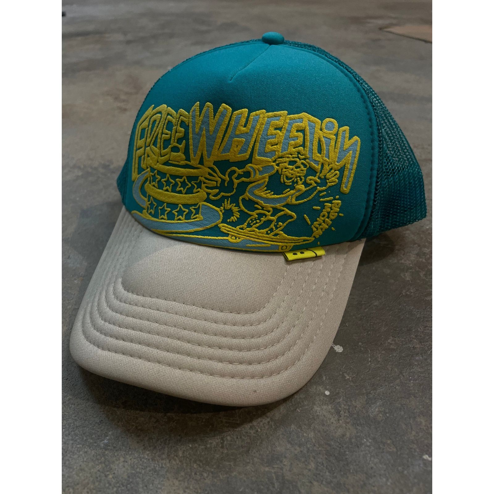 Kapital Kapital Trucker Hat Teal Tan New OS With Tags Size ONE SIZE - 1 Thumbnail