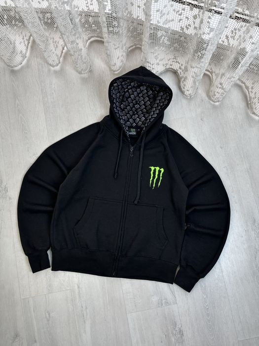 Monster energy store zip up hoodie