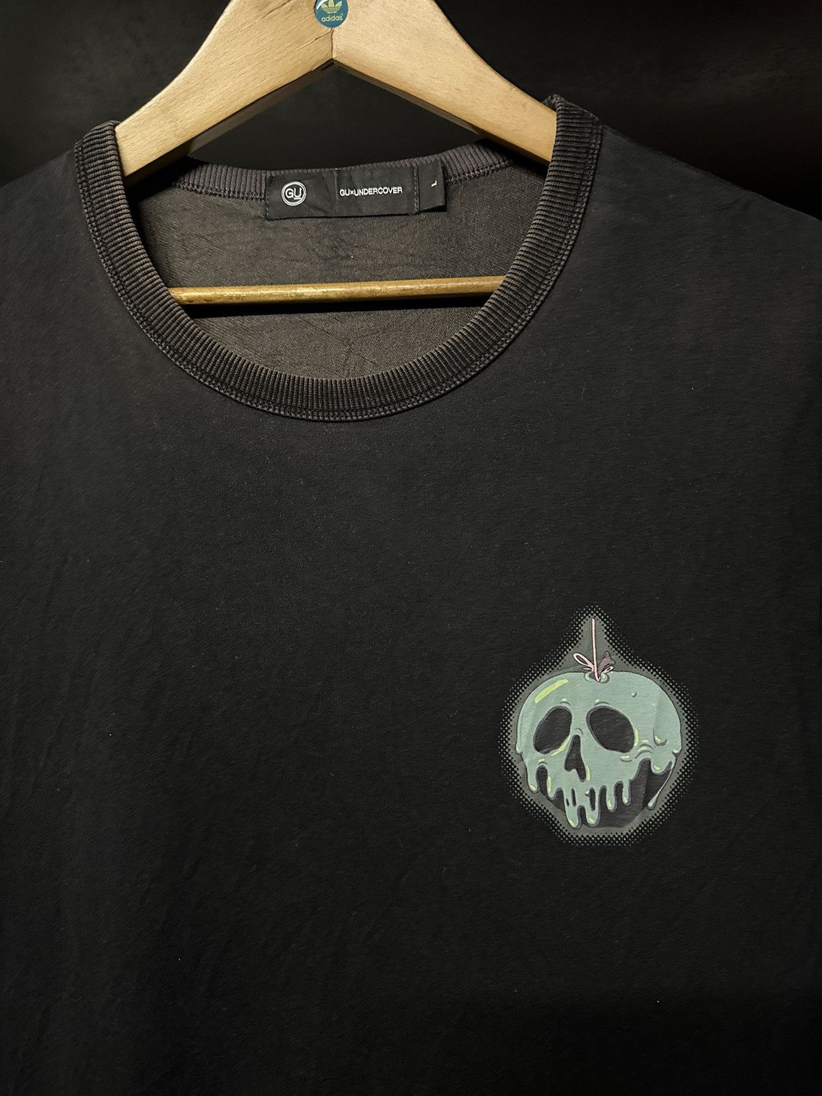 GU × Undercover Thrashed Gu X Undercover Freedom Skull Tee Size US XL / EU 56 / 4 - 2 Thumbnail