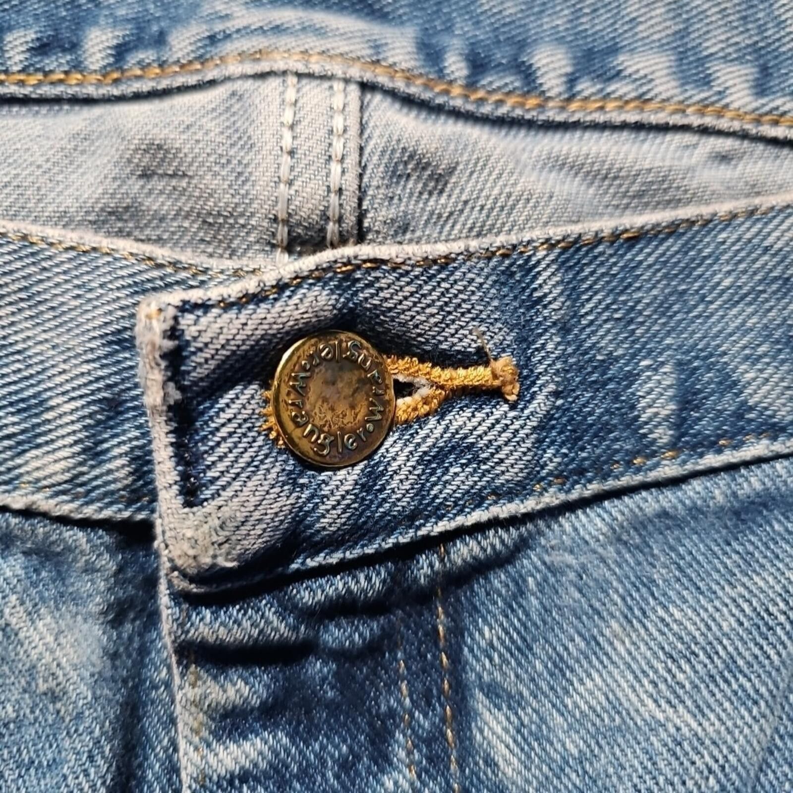 Wrangler Wrangler Rugged Wear Straight Blue Jeans APPROX 42x28 Size US 42 / EU 58 - 2 Thumbnail
