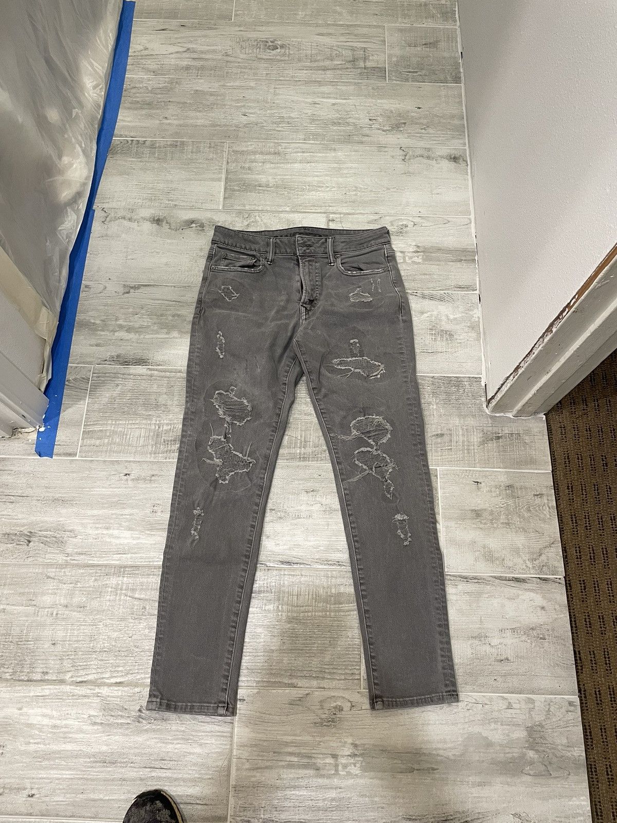 American Eagle Outfitters AMERICAN EAGLE FLEX 30X30 GRAY DENIM PANTS Size US 30 / EU 46 - 1 Thumbnail