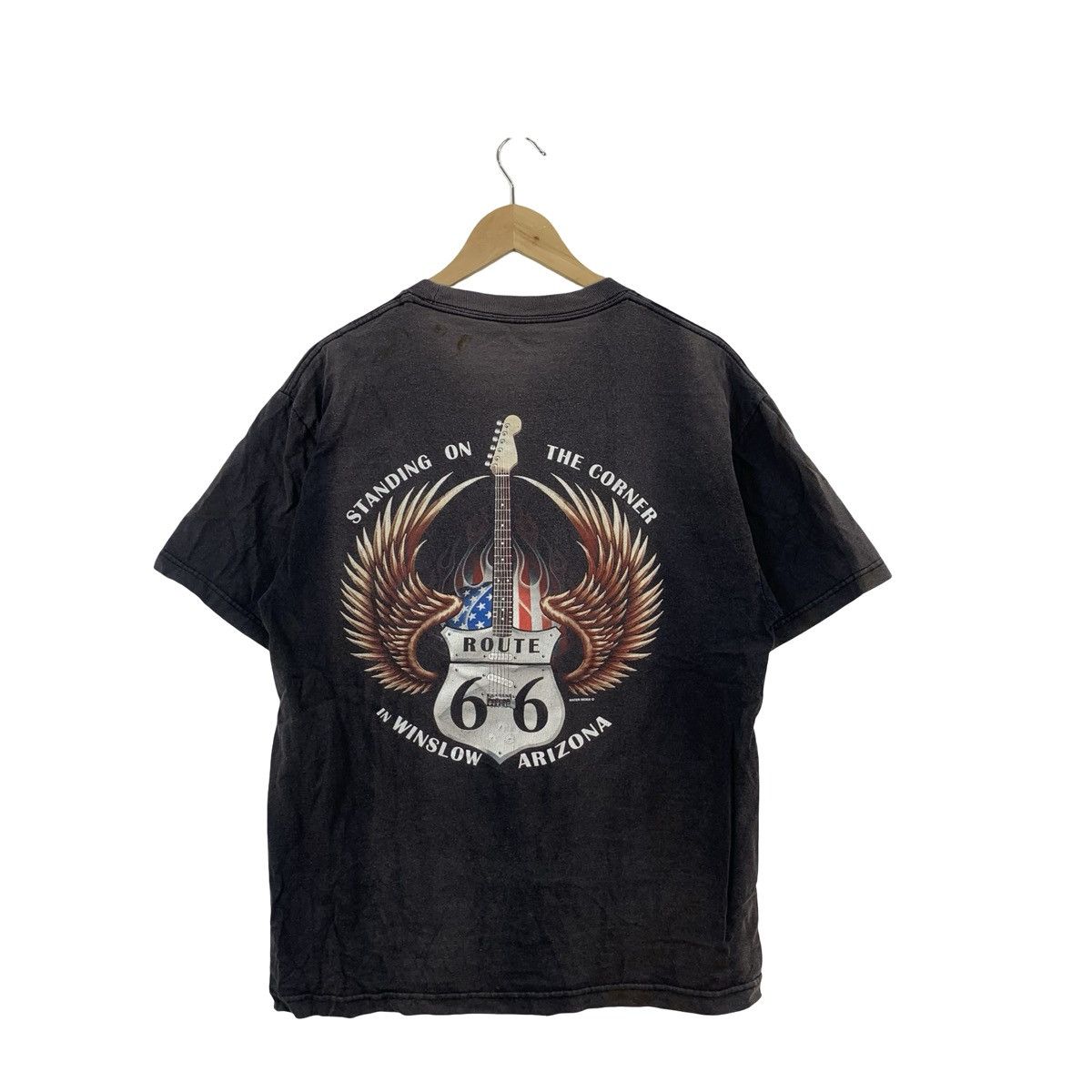 Route 66 Vintage Route 66 Winslow Arizona Guitar Wings Graphic Size US M / EU 48-50 / 2 - 1 Thumbnail