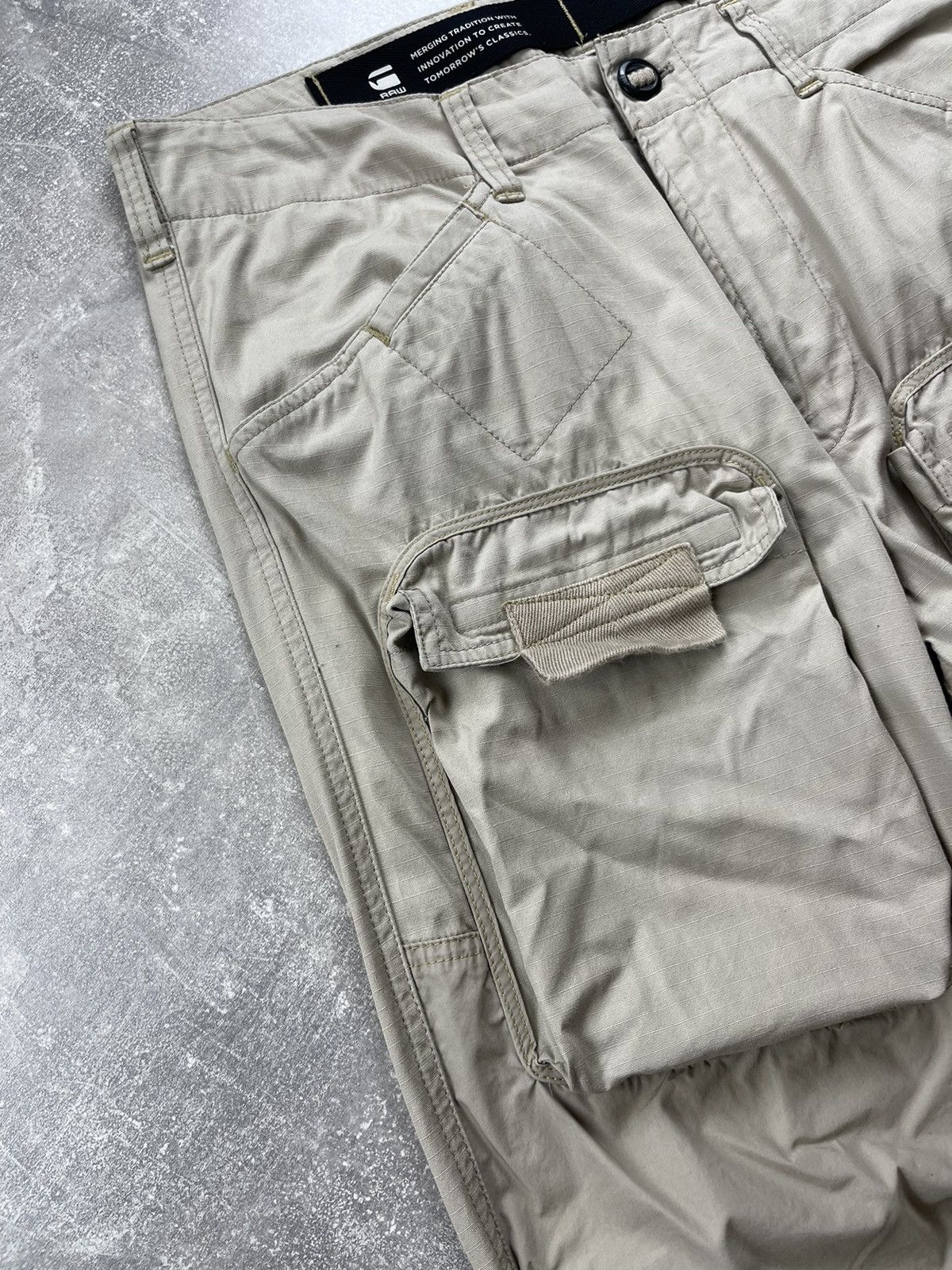 G-Star G-Star RAW RFW Research Cargo Pants Techwear Military Size US 33 - 5 Thumbnail