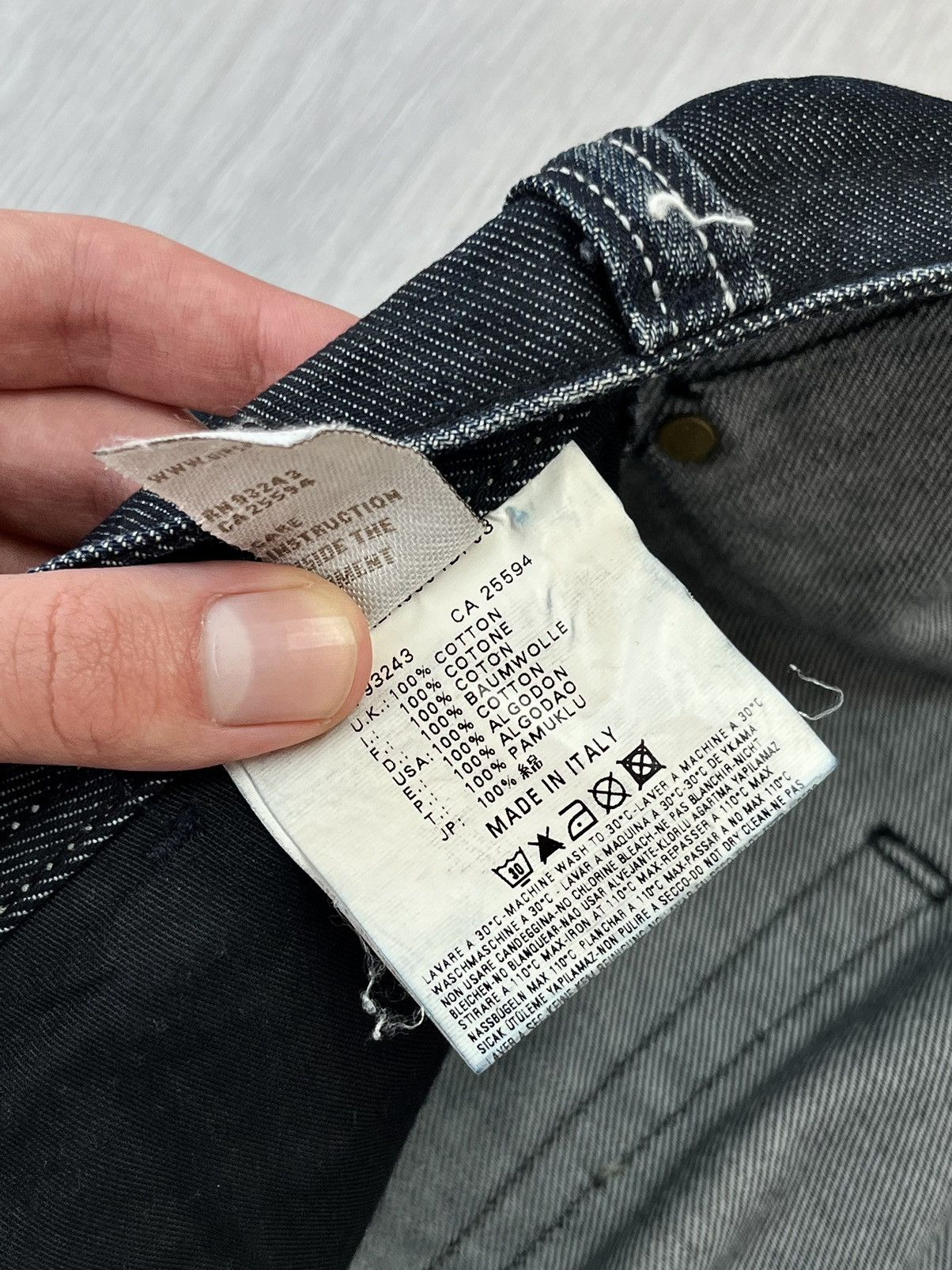 Diesel Waxed Diesel Jeans Italy Denim Size US 32 / EU 48 - 13 Thumbnail