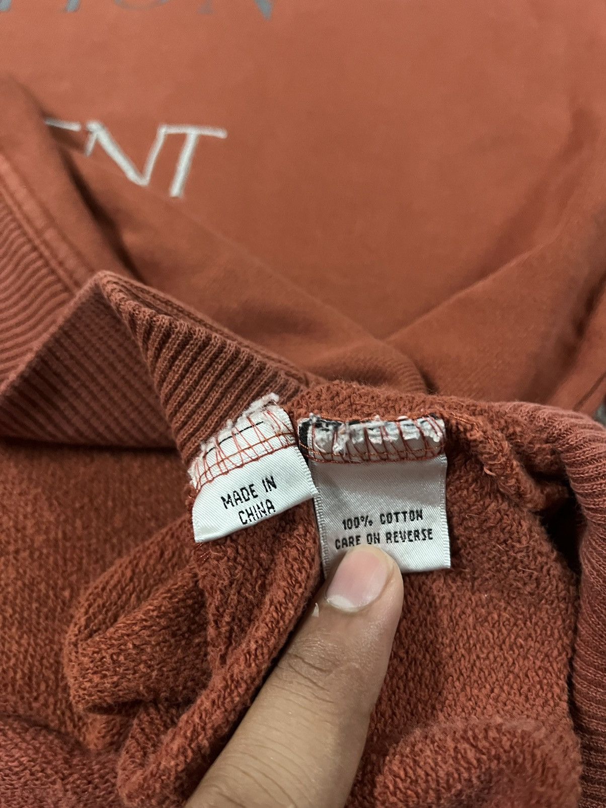 Yves Saint Laurent Distressed Yves Saint Laurent YSL Sweatshirt Size US L / EU 52-54 / 3 - 4 Thumbnail