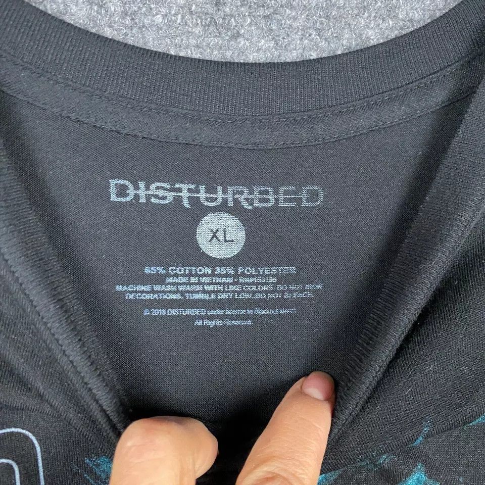 Other Disturbed T-Shirt Women's XL Sleeveless Cotton Blend Adults Size XL / US 12-14 / IT 48-50 - 3 Thumbnail