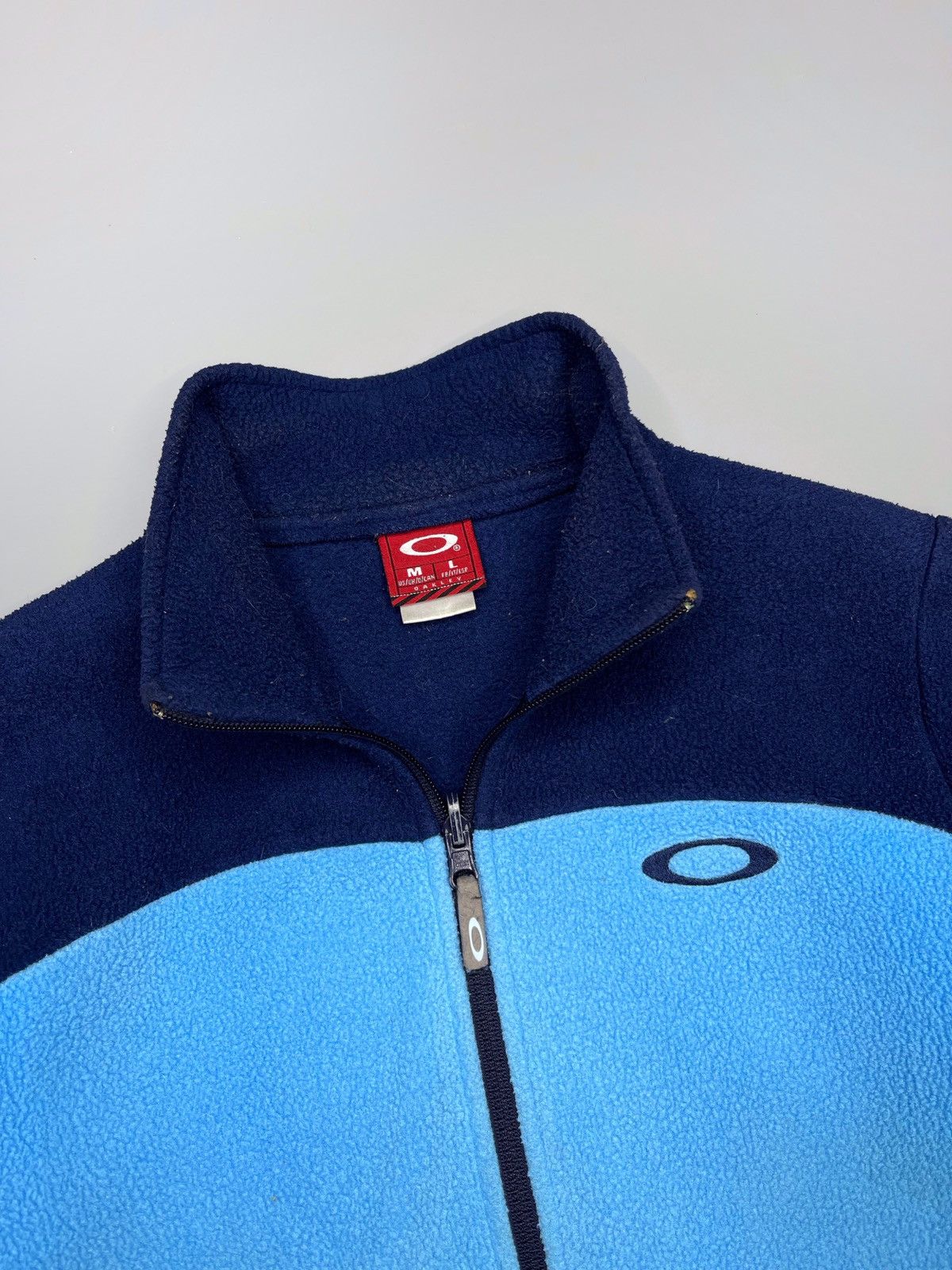 Japanese Brand × Oakley Vintage Y2k Oakley Fleece Zip Jacket Size M / US 6-8 / IT 42-44 - 4 Thumbnail