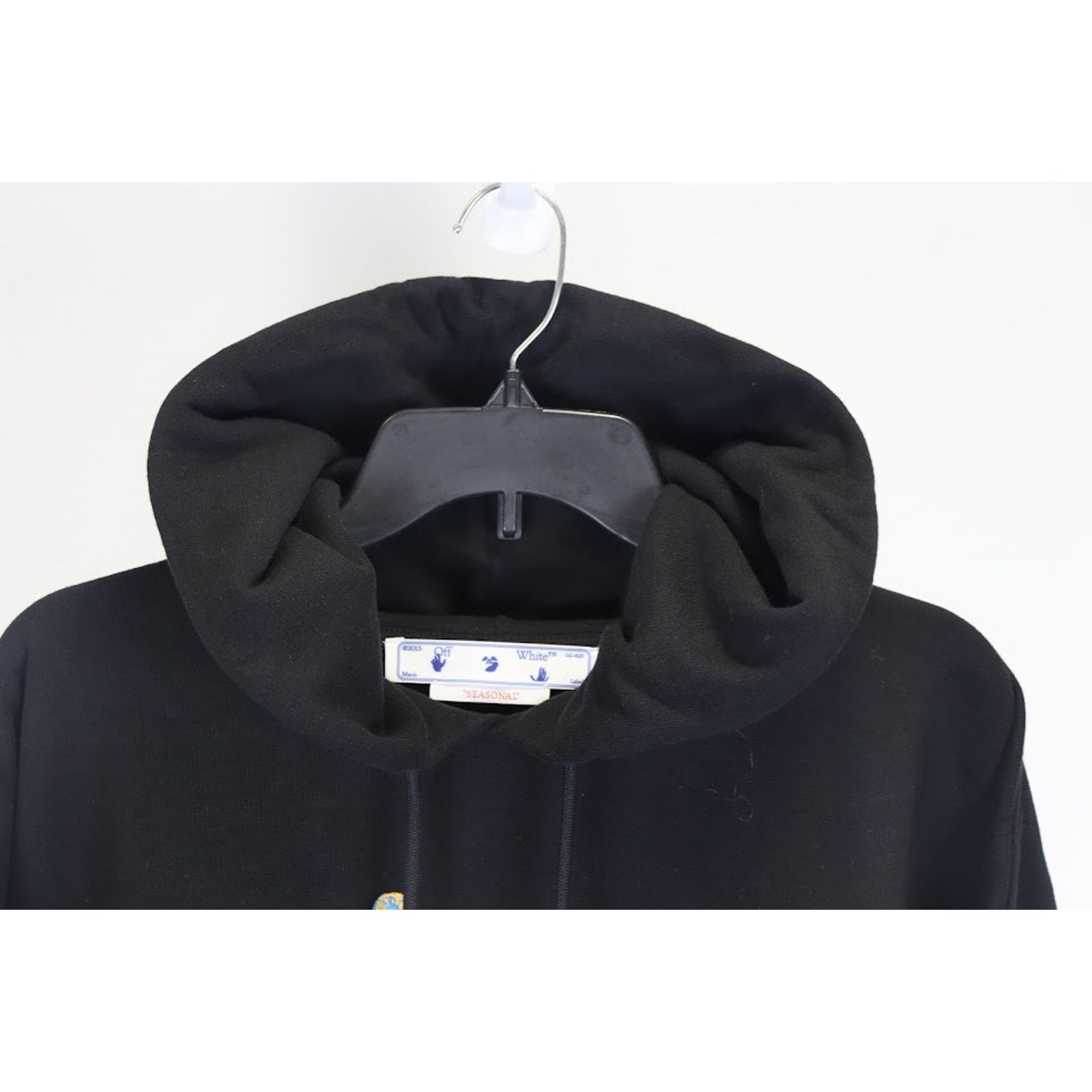 Off-White o1rshd1 Alien Arrow Skate Hoodie in Black/Green Size US XXS / EU 40 - 8 Thumbnail