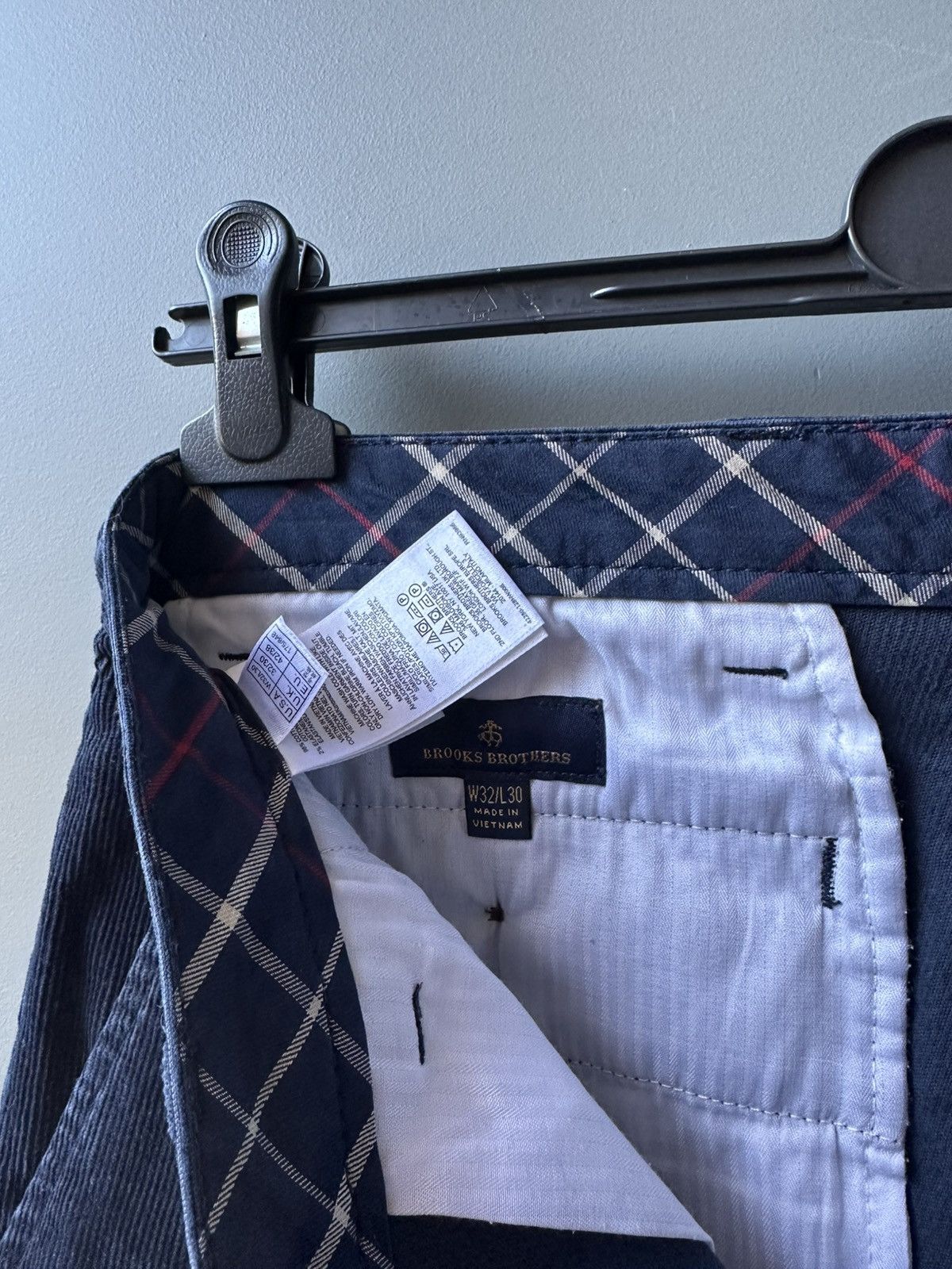 Brooks Brothers Brooks Brothers Navy Blue Corduroy Chino Pants Size 32×30 Size US 32 / EU 48 - 3 Thumbnail