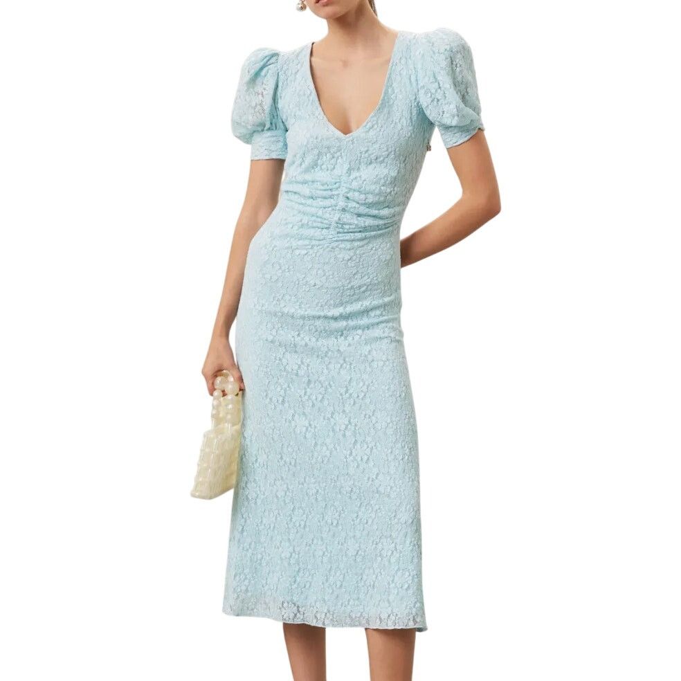 ROTATE ROTATE Birger Christensen Lace Puff Sleeve Dress, Size US 2 Size XS / US 0-2 / IT 36-38 - 2 Thumbnail