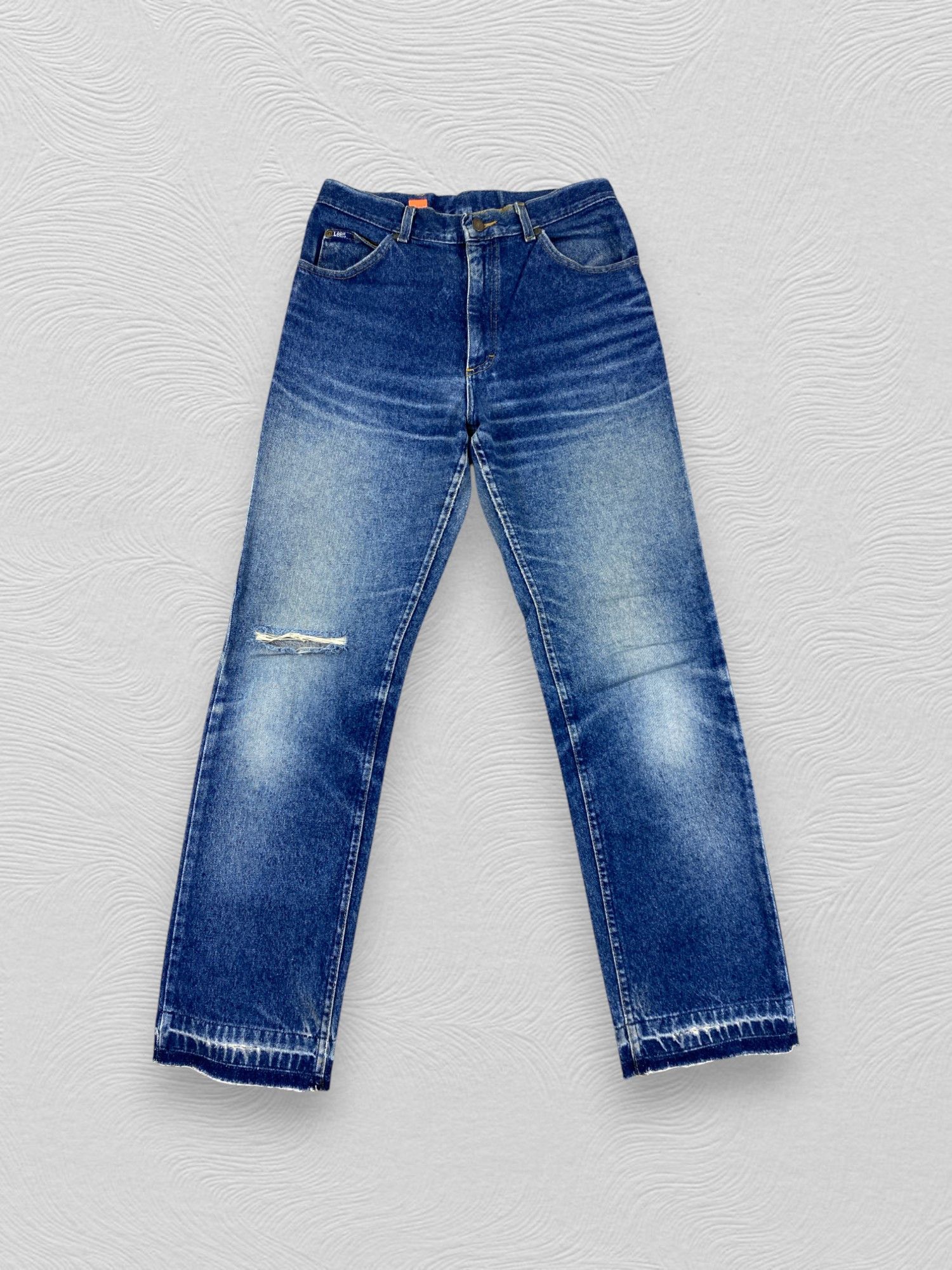 Lee Distressed Blue Vintage Lee Jeans 29x29.5 Denim- JN3723 Size US 29 - 1 Thumbnail
