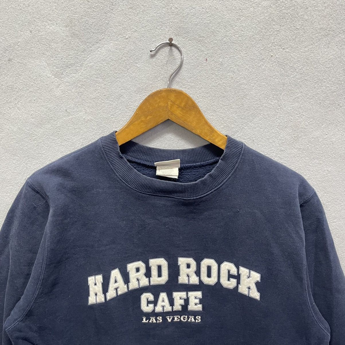 Hard Rock Cafe Vintage Hard Rock Cafe Las Vegas Crewneck Sweatshirt – Navy Size US S / EU 44-46 / 1 - 2 Thumbnail