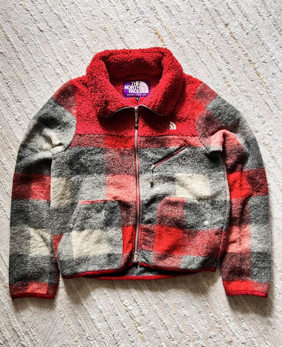 The North Face × Vintage Vintage The North Face Checked Wool Jacket Size US S / EU 44-46 / 1 - 1 Thumbnail