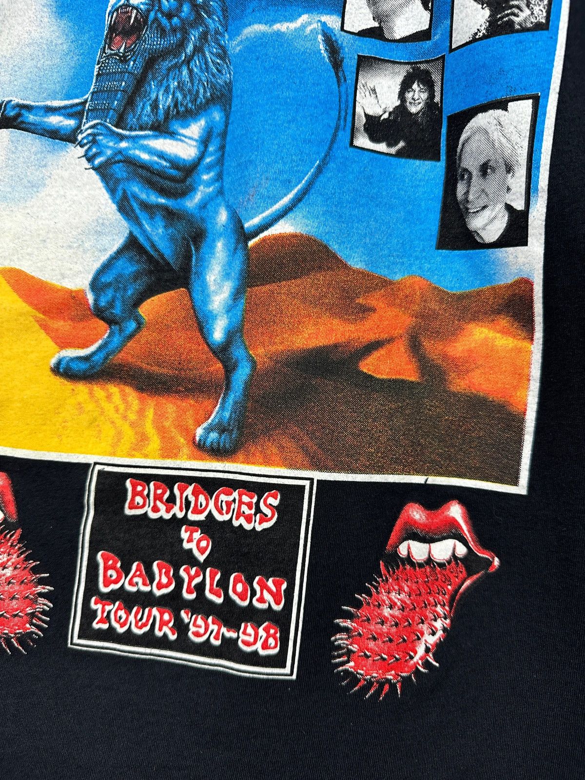 Band Tees 1997/98 Vintage The Rolling Stones Bridges To Babylon Shirt Size US XL / EU 56 / 4 - 11 Thumbnail