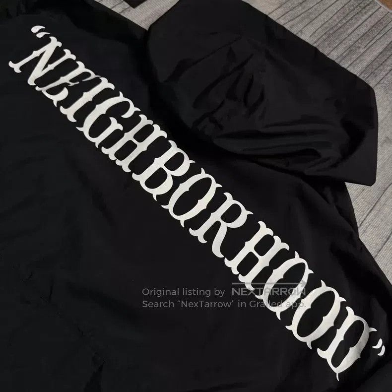 Neighborhood Neighborhood 20AW ANORAK Nylon Hooded Semi-Zip Windbreaker Size US L / EU 52-54 / 3 - 3 Thumbnail