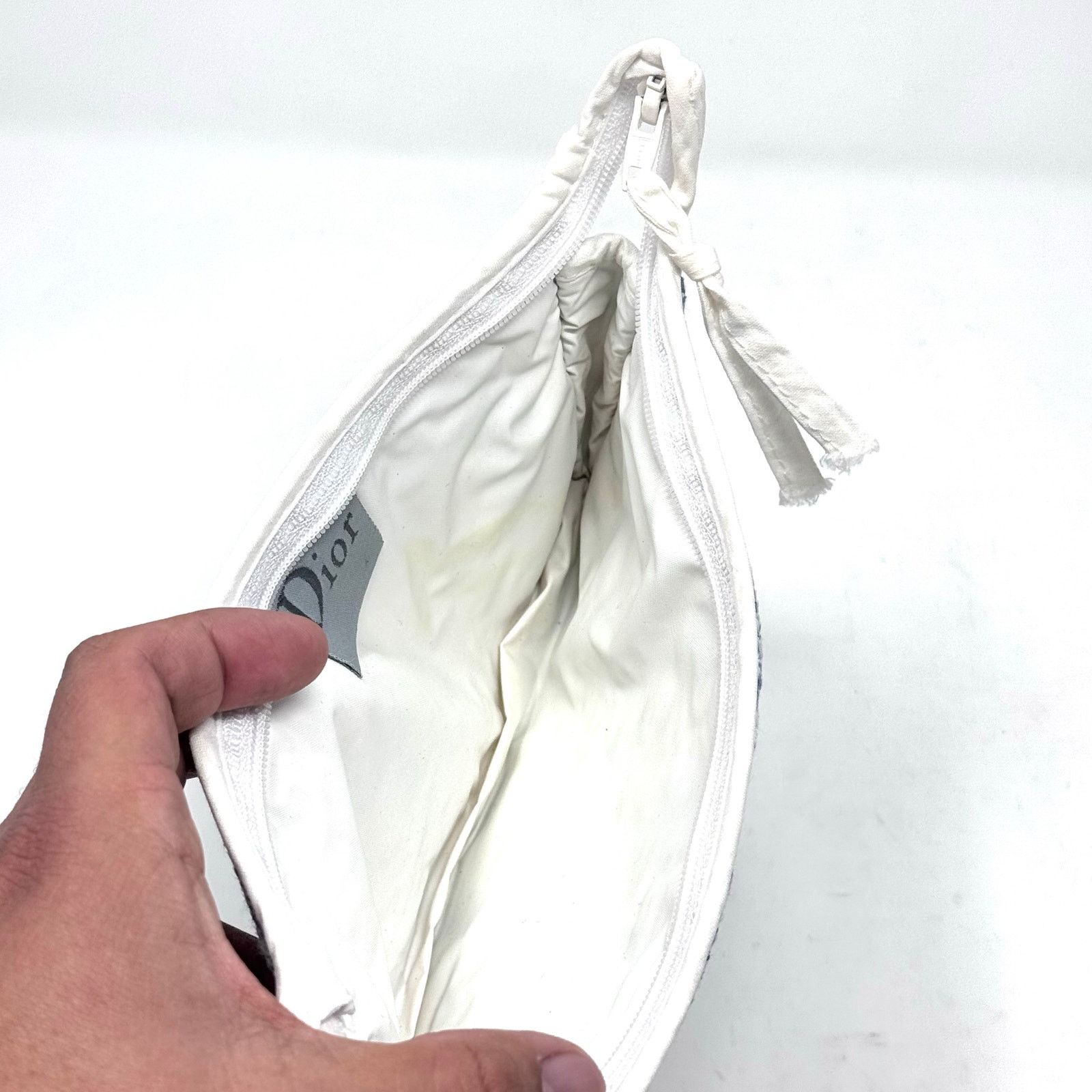 Dior Dior Oblique ‘2’ Terry Cloth Pouch Size ONE SIZE - 5 Thumbnail
