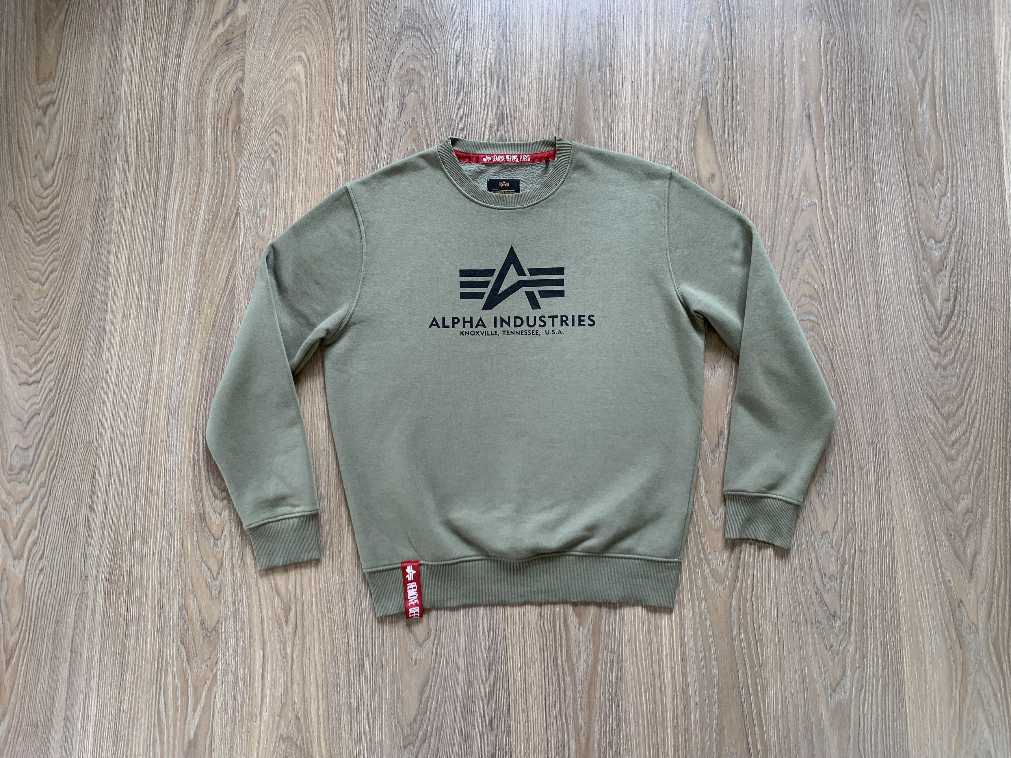 Alpha Industries × Vintage Alpha Industries Vintage Printed Sweatshirt Size US M / EU 48-50 / 2 - 1 Thumbnail