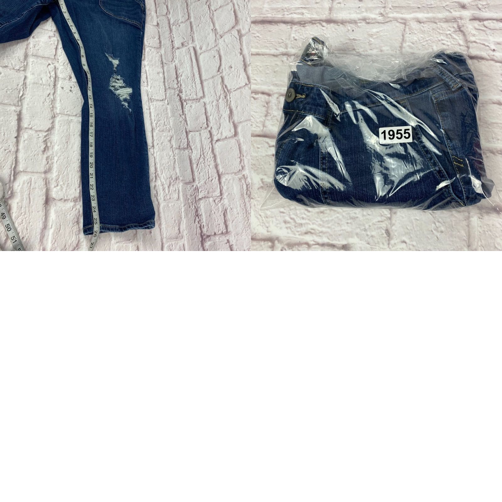 Torrid Torrid Womens Denim Jeans Blue Boyfriend Ankle Size 20 Distressed Feel The Fit Regular Rise 8.5-10.5 in Color Blue Size 42" / US 20 - 9 Thumbnail