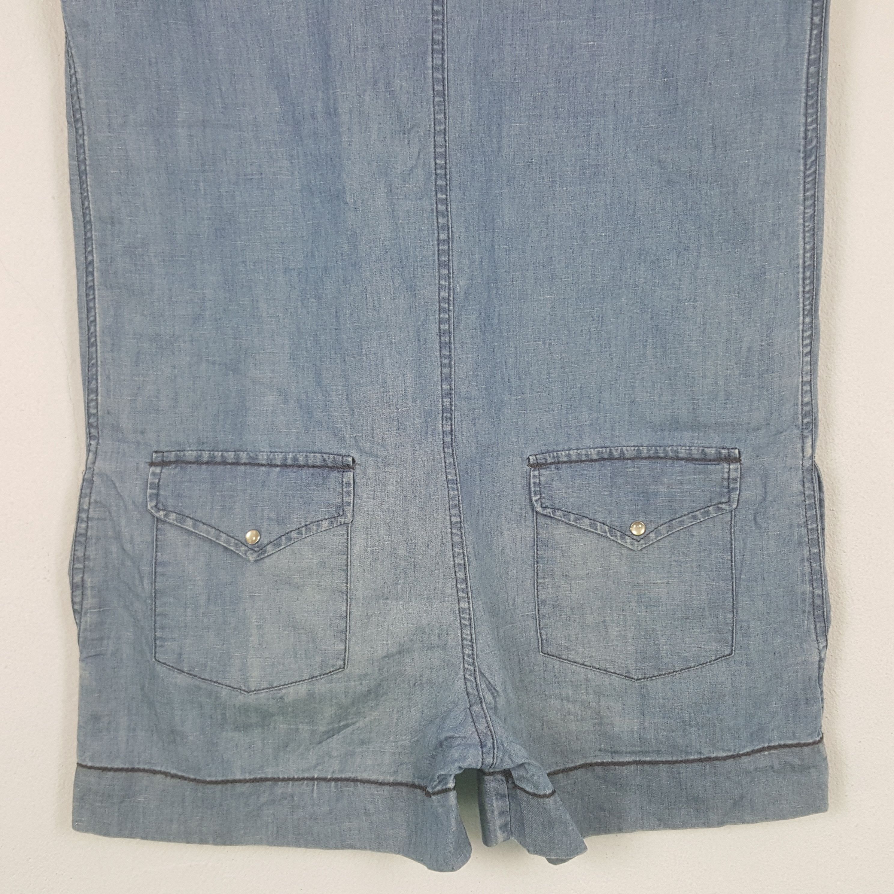 Isabel Marant Etoile Vintage Etole Isabel Marant Designer Denim Jumpsuit C301N38 Size S / US 4 / IT 40 - 4 Thumbnail