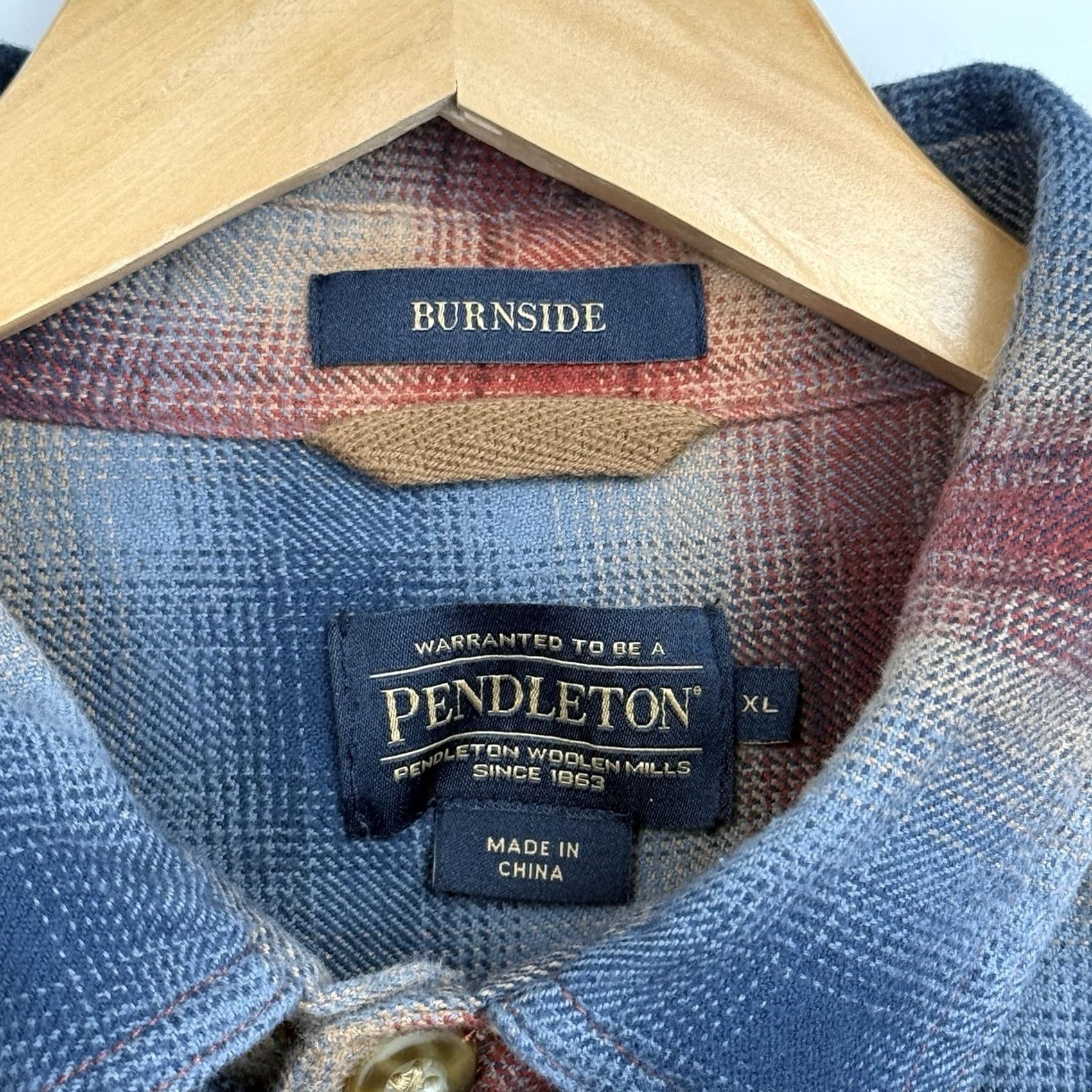 Pendleton Pendleton Shirt Mens XL Plaid Flannel Long Sleeve Button Up Size US XL / EU 56 / 4 - 5 Thumbnail