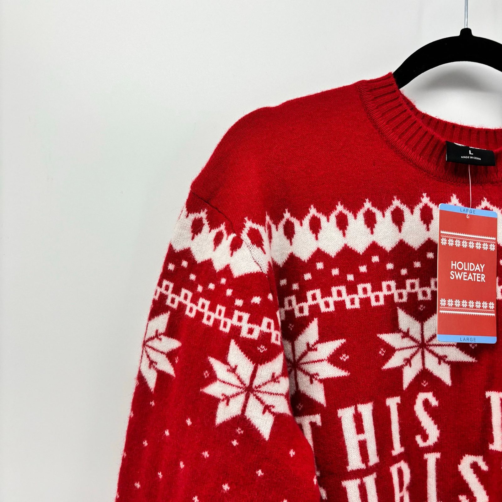 Other Dec 25 Red This Is My Christmas Sweater Mens Size Large Size US L / EU 52-54 / 3 - 16 Thumbnail