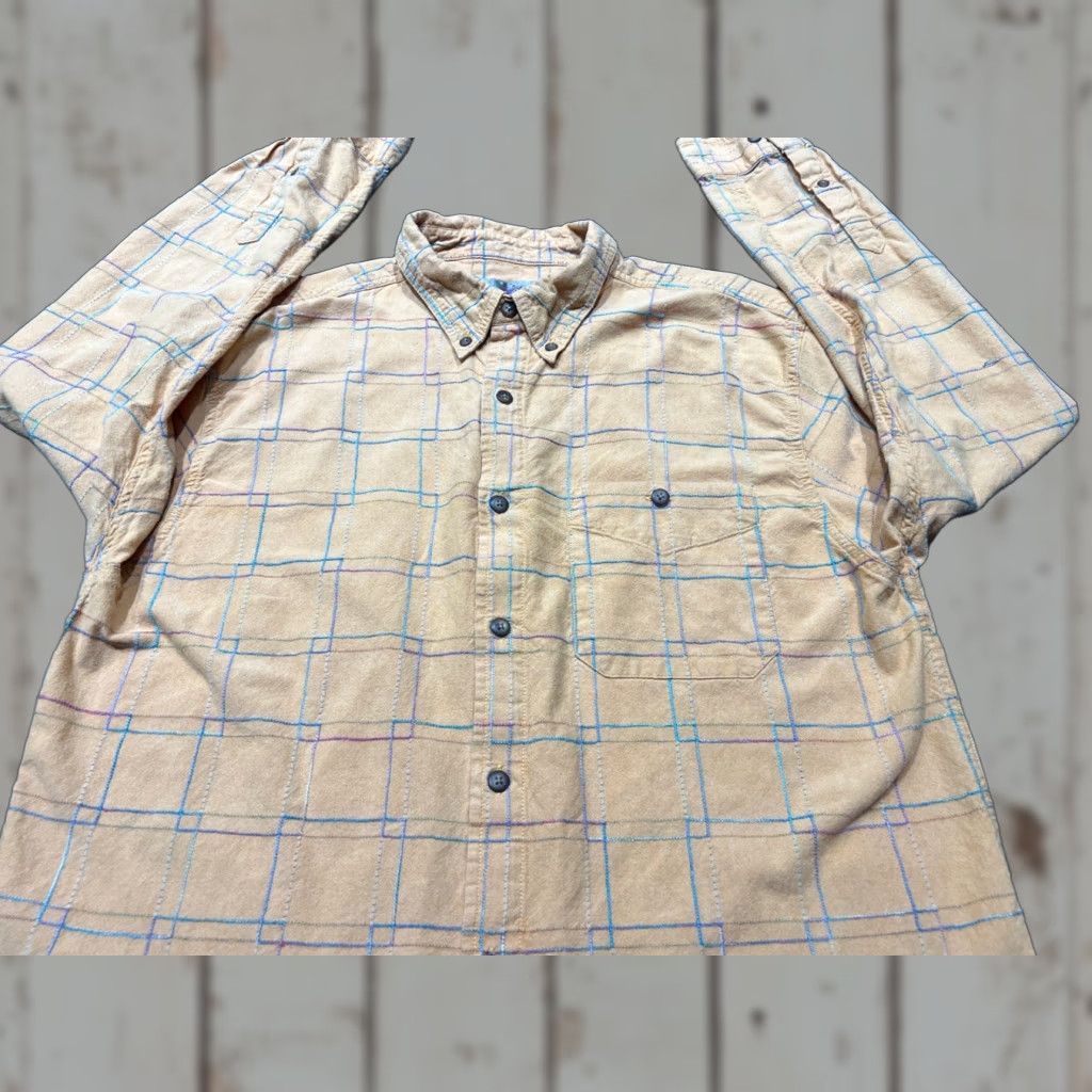 The Territory Ahead The Territory Ahead Shirt Mens L Plaid Button-Down Long Sleeve Pocket Multicolor Cotton Viscose Woven Regular Button-Up Collar-Down Size US L / EU 52-54 / 3 - 1 Thumbnail