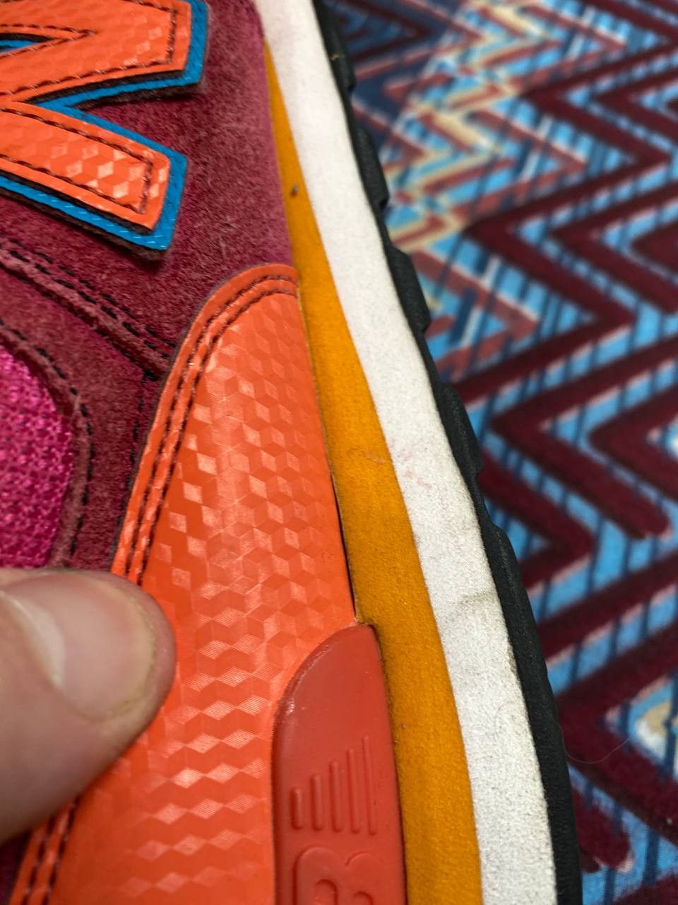 New Balance Low-Top Sneakers New Balance big logo Vintage Streetwear Y2K Size US 6.5 / IT 36.5 - 19 Thumbnail