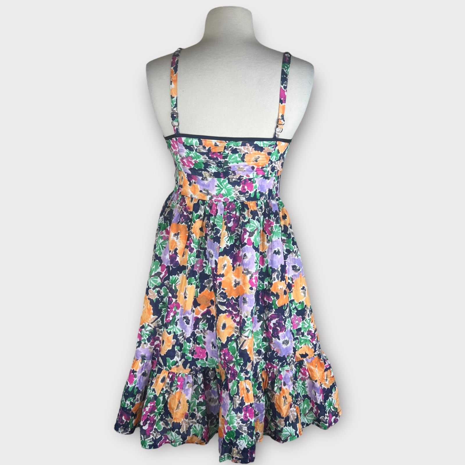 Vintage Candie’s | Vintage Y2K Sweetheart Floral Print Tiered Dress Size S / US 4 / IT 40 - 3 Thumbnail