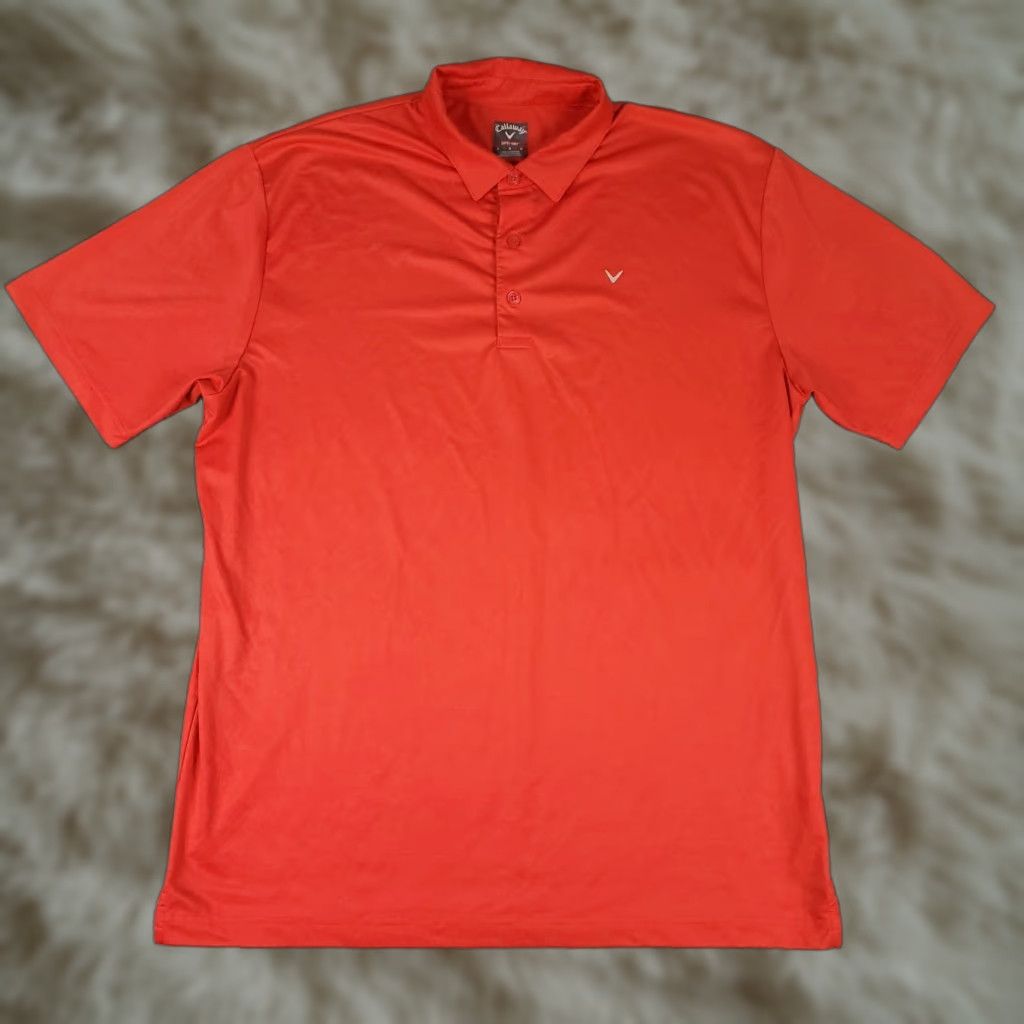 Callaway Callaway Polo Shirt Mens L Red Golf Short Sleeve Polo Shirt Sports Modern Classic Colorful Size US L / EU 52-54 / 3 - 1 Thumbnail