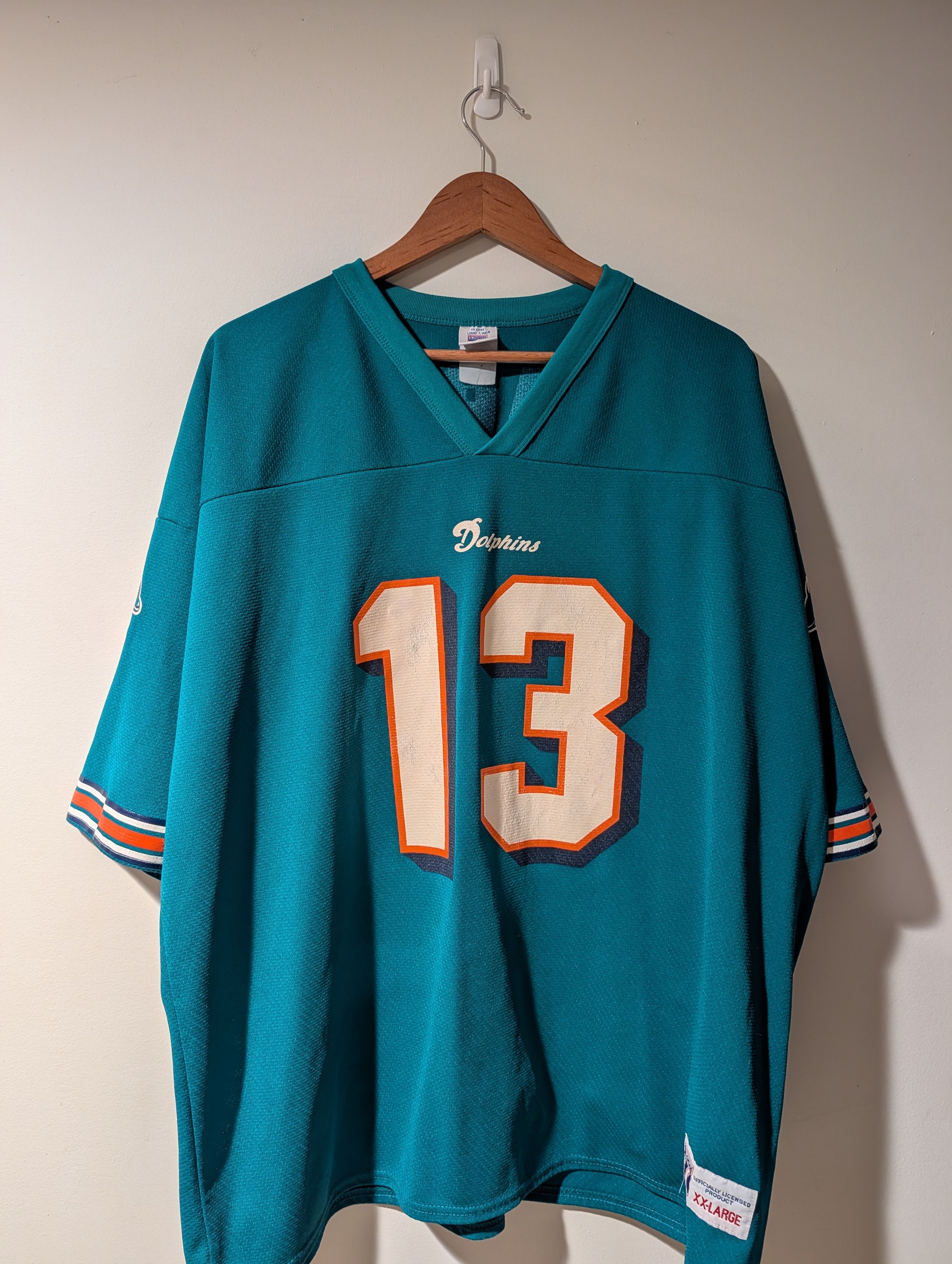 Logo 7 Vintage MIAMI DOLPHINS NFL Jersey DAN MARINO Logo 7 EUC Size US XXL / EU 58 / 5 - 7 Thumbnail