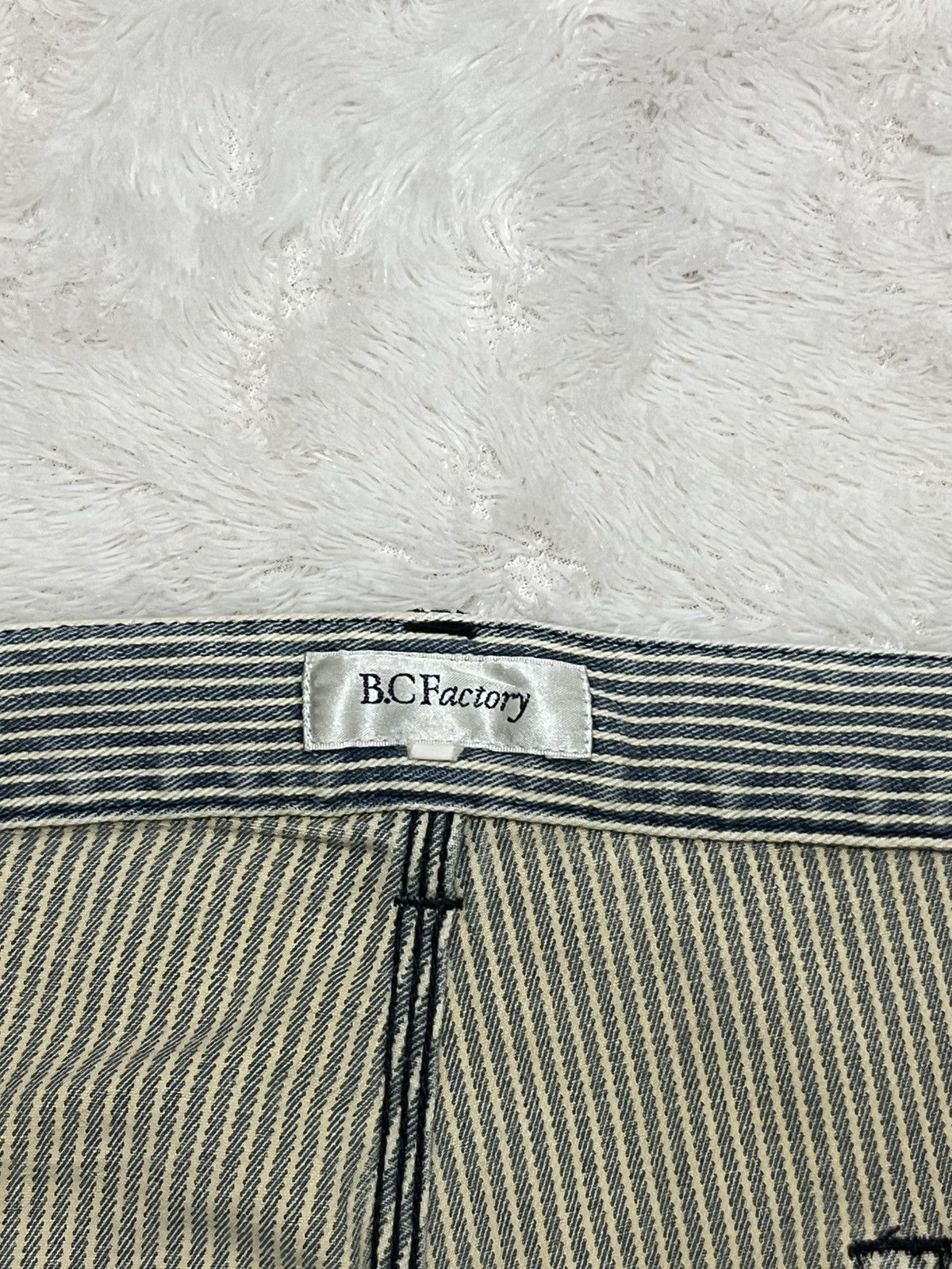 Other Vintage B.C Factory Hickory Stripe Carpenter Pants Baggy Size US 44 / EU 60 - 11 Thumbnail