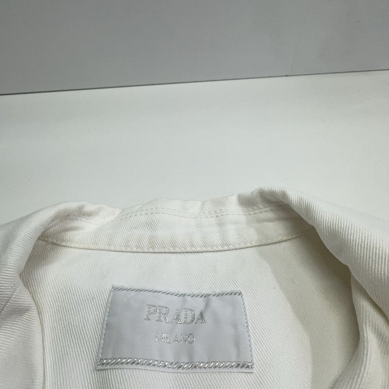Prada Prada SS21 White Short Sleeve Shirt-2506 Size US L / EU 52-54 / 3 - 5 Thumbnail