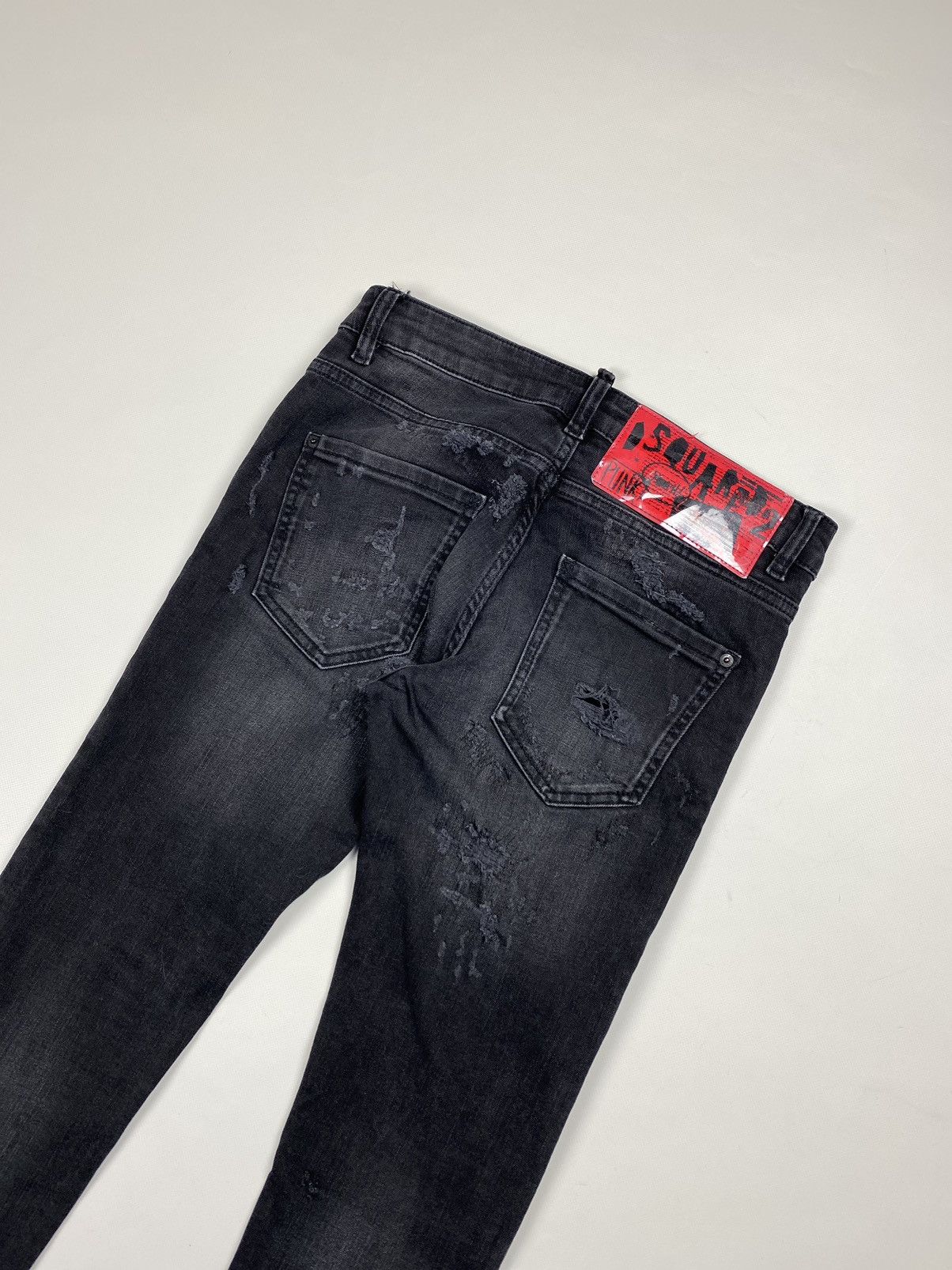 Dsquared2 Dsquared ladies skinny Dan Jean distressed denim jeans Size 30" / US 8 / IT 44 - 23 Thumbnail