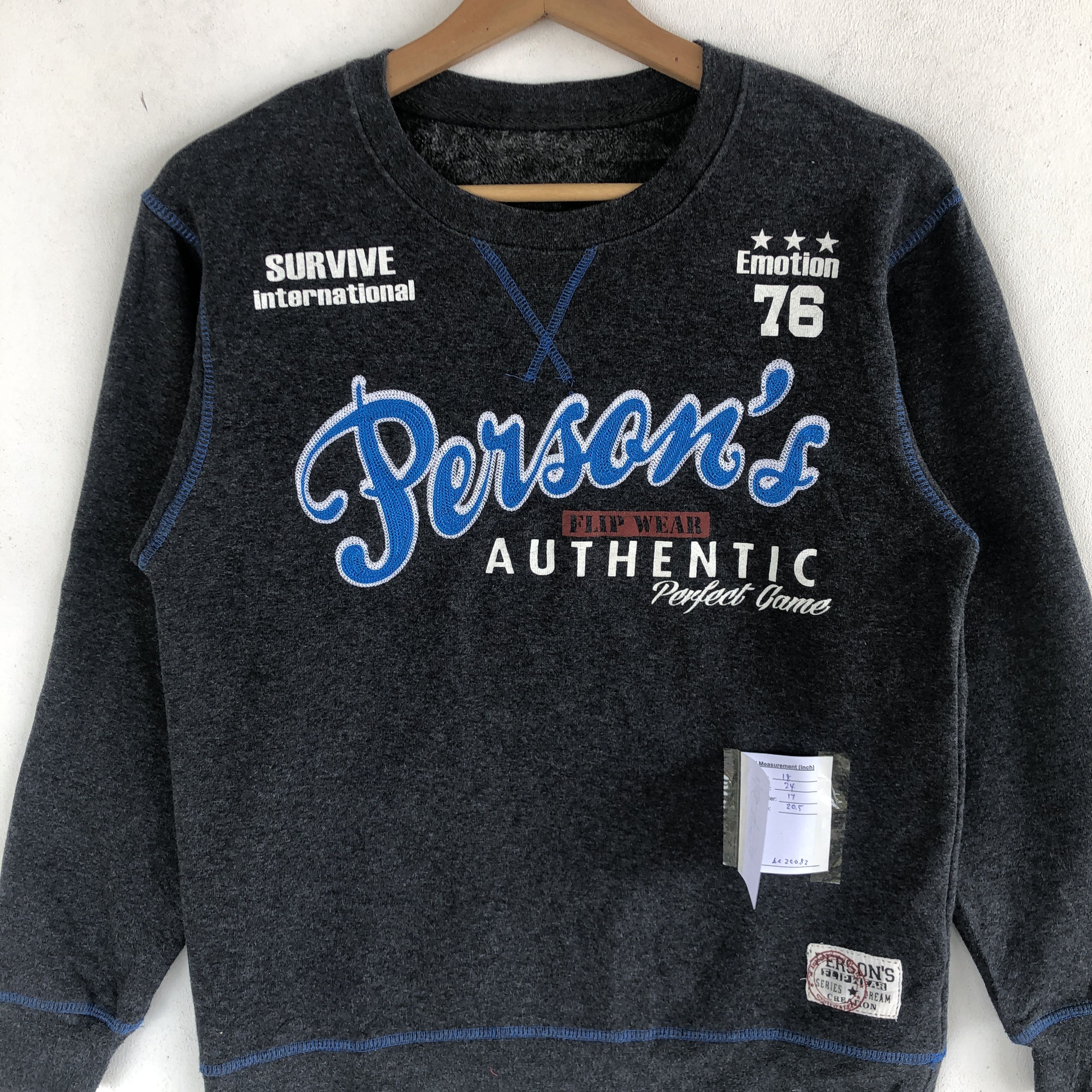 Japanese Brand × Vintage Vintage Japanese Persons Sweater Harajuku Style Sweatshirt Size S / US 4 / IT 40 - 4 Thumbnail