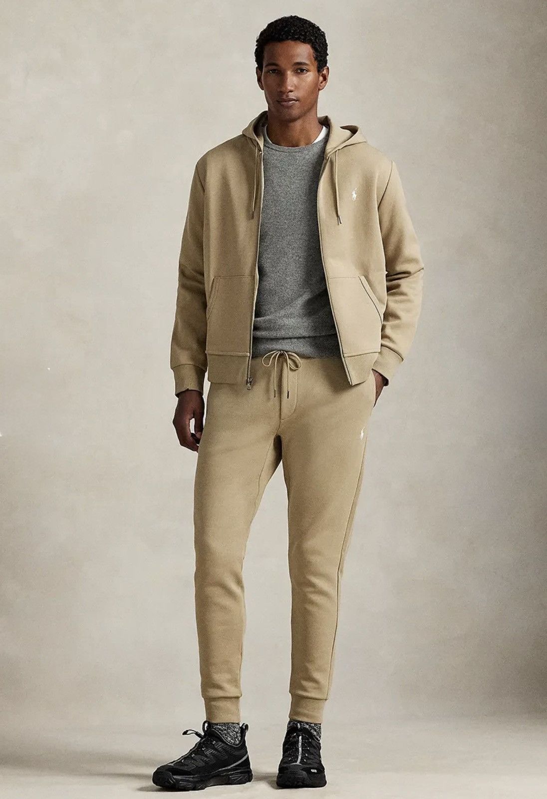 Polo Ralph Lauren 🇺🇸 NWT❗️Polo Ralph Lauren Luxury Double-Knit Jogger Pant Beige Size US 32 / EU 48 - 2 Thumbnail