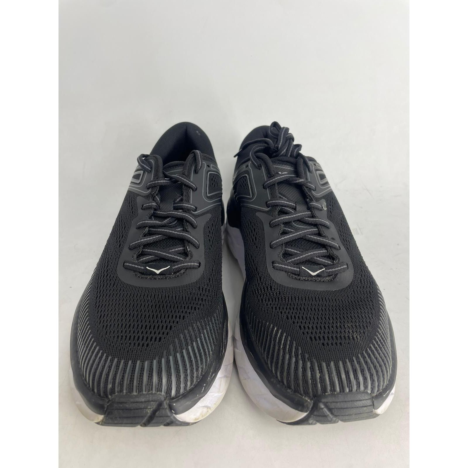 Brooks HOKA WOMENS BONDI 7 BLACK/WHITE RUNNING SHOES Size 10 Size US 10 / IT 40 - 2 Thumbnail